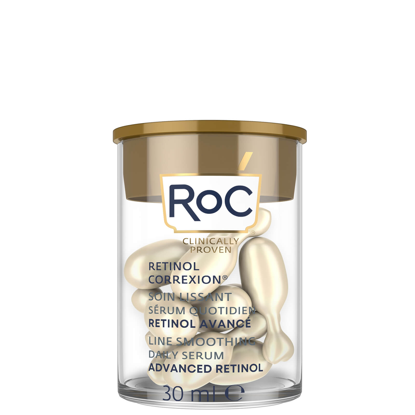 RoC Retinol Correxion Line Smoothing Night Serum Capsules (Various Options) 10 Capsules