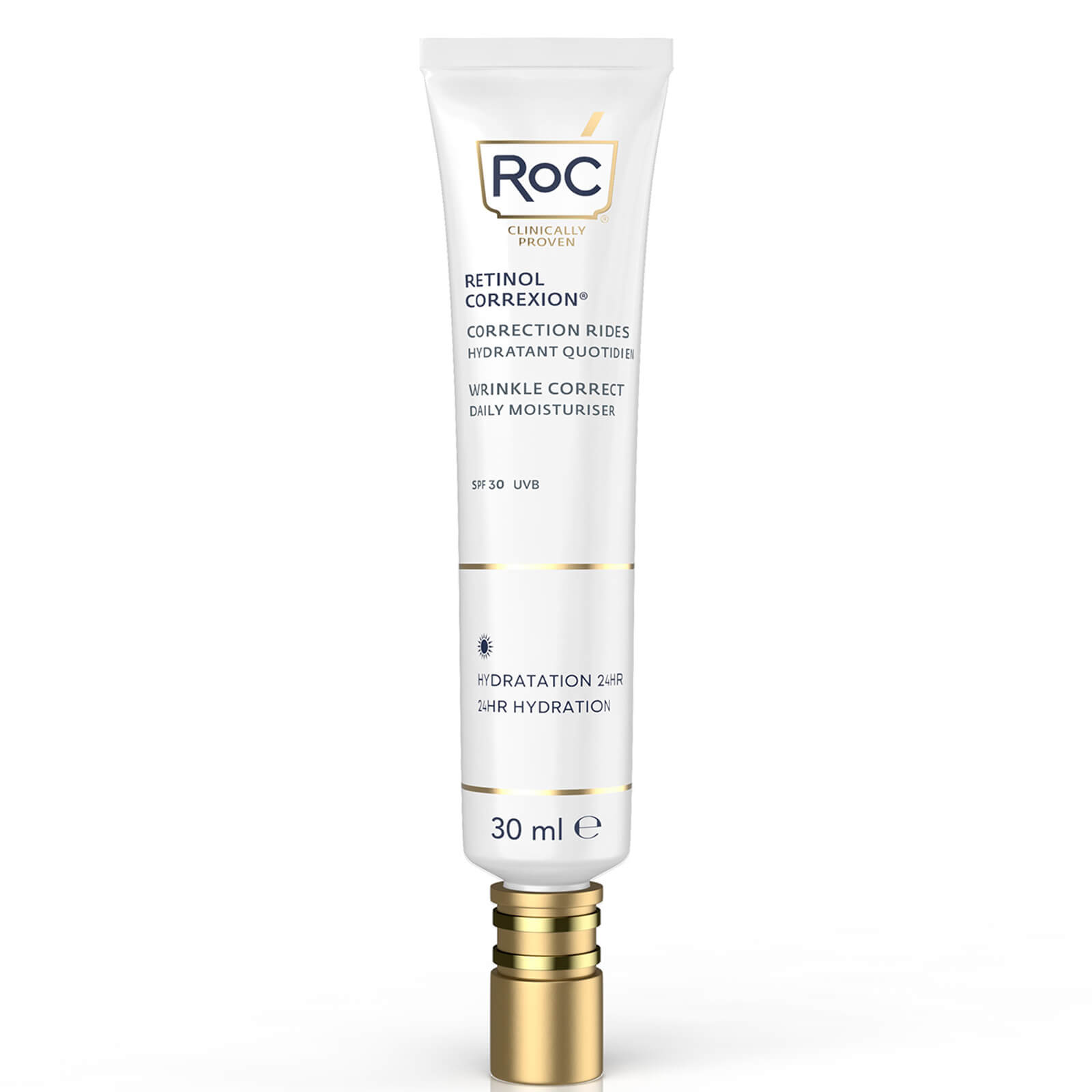 Photos - Sun Skin Care RoC Retinol Correxion Wrinkle Correct Daily Moisturiser SPF30 30ml 2792700