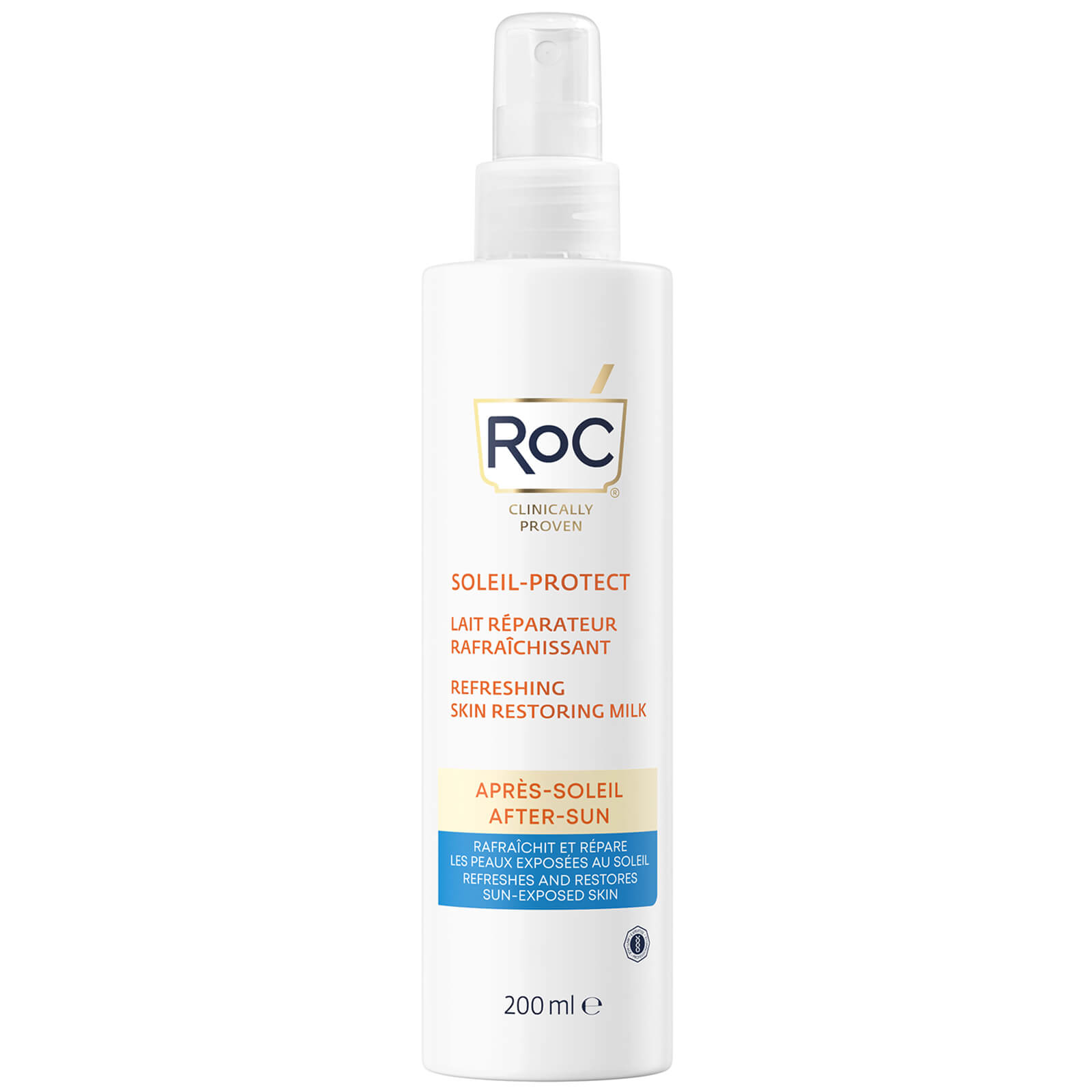 Photos - Sun Skin Care RoC Soleil-Protect Refreshing Skin Restoring Milk After-Sun 200ml 2845400 