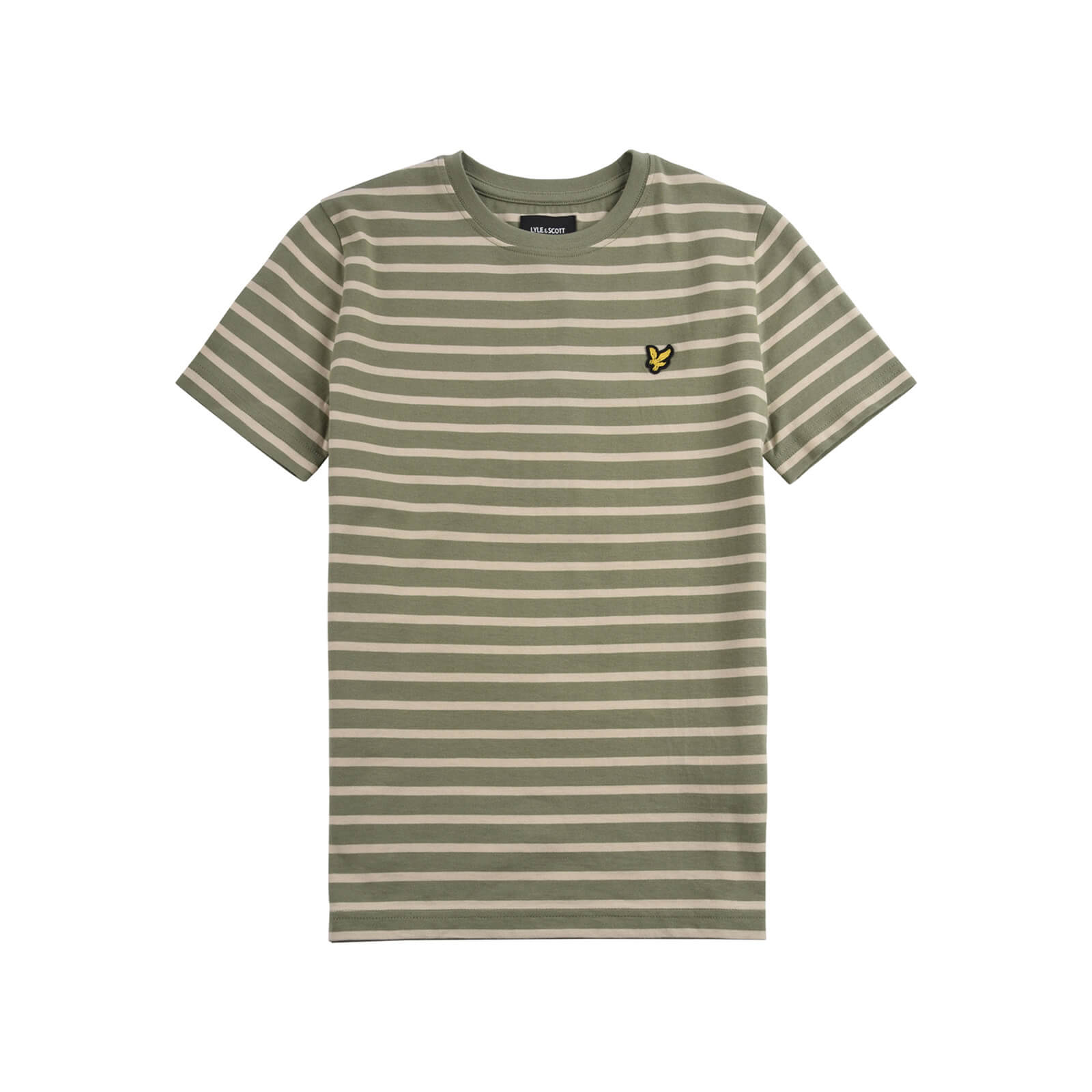 

Kids Breton Stripe T-Shirt - Oil Green - 5-6 Yrs