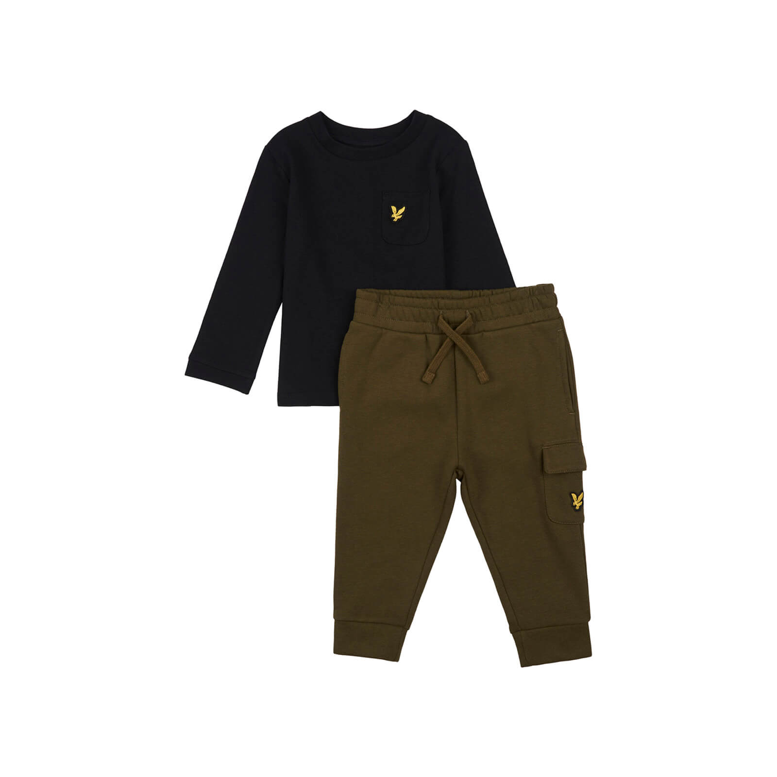 

Kids T-Shirt & Jogger Set - True Black - 12 Mnths