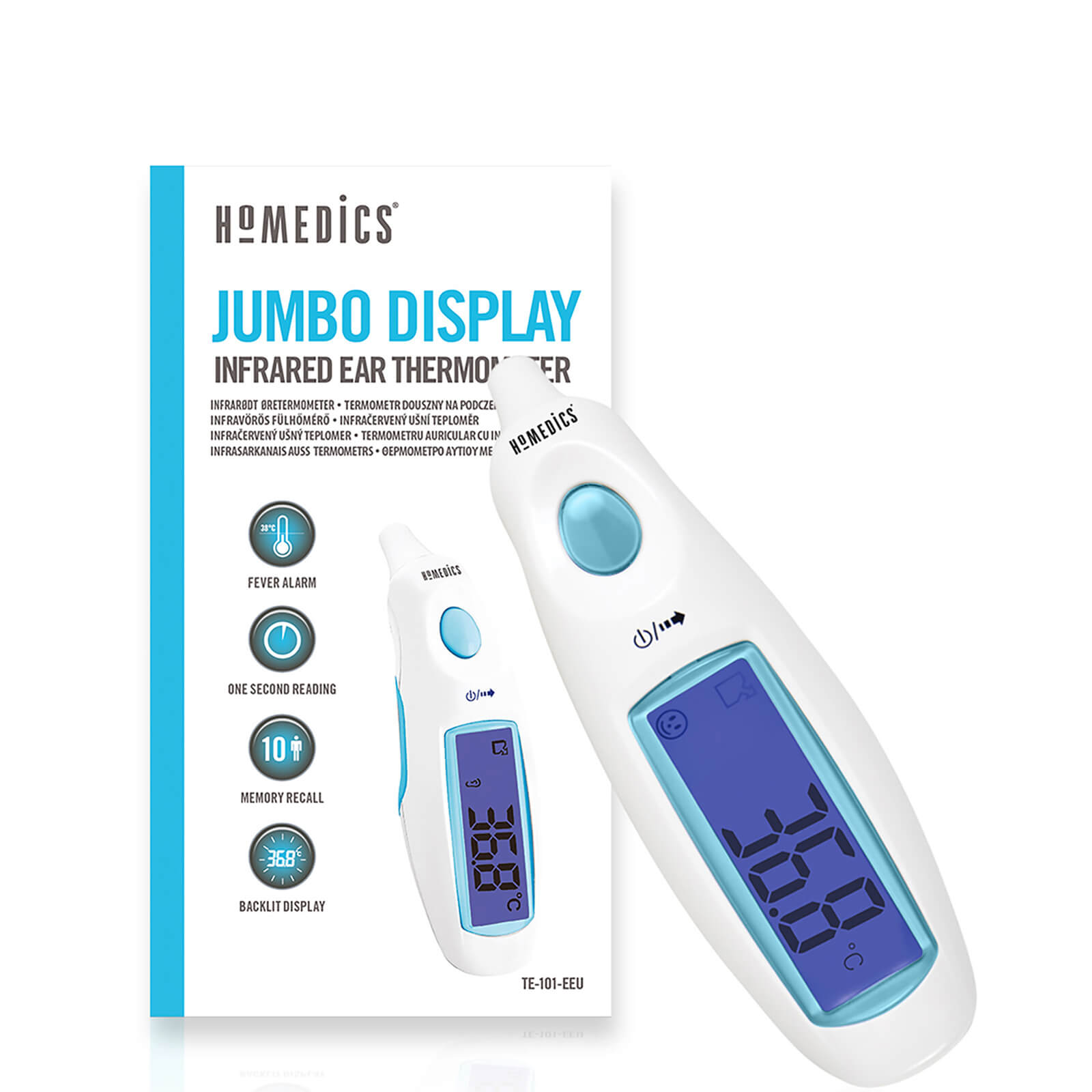 HoMedics Jumbo Display Ear Thermometer lookfantastic.com imagine