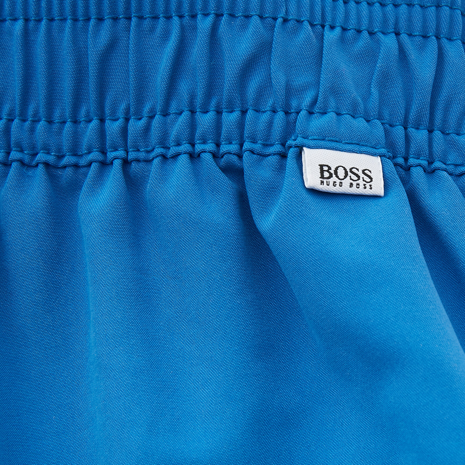 Hugo Boss Boys' Logo Swim Shorts - Electric Blue - 10 Years J24768 Childrens Clothing, Blue