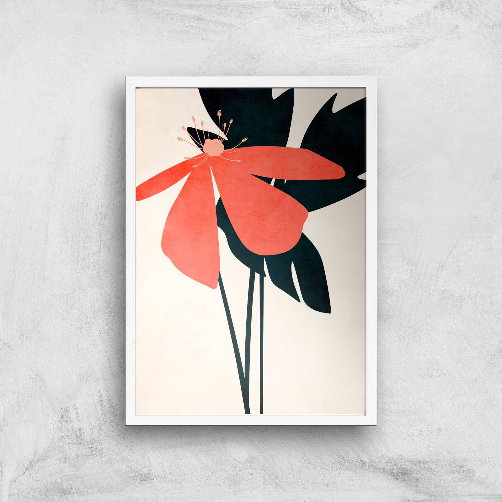 Borris Photography Thinking Of You Giclee Art Print - A3 - White Frame