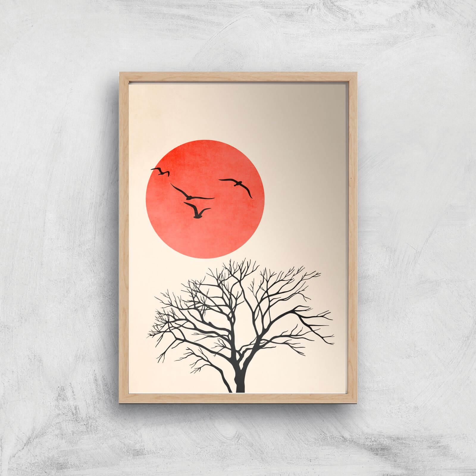 Borris Photography Fly Giclee Art Print - A4 - Wooden Frame