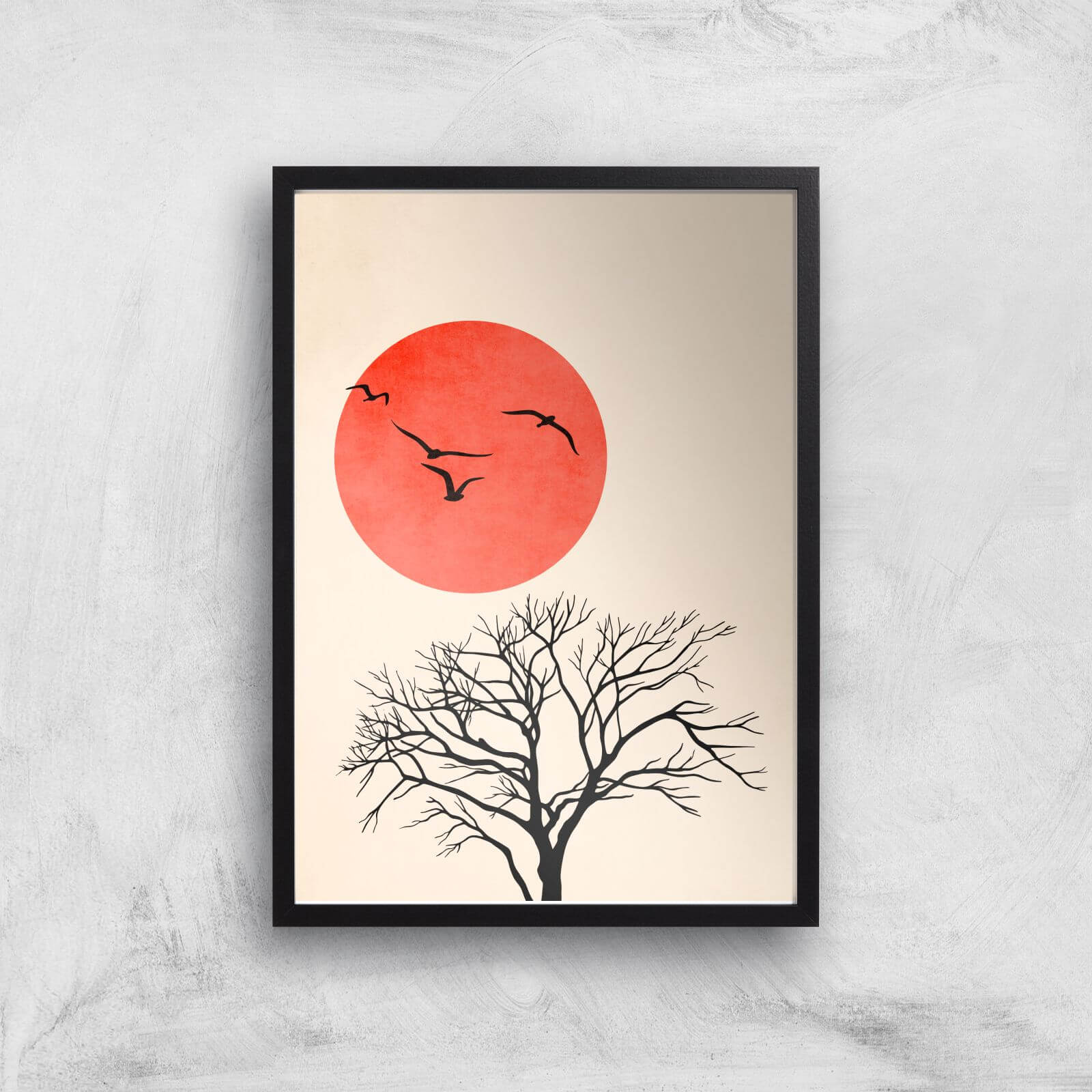 Borris Photography Fly Giclee Art Print - A4 - Black Frame