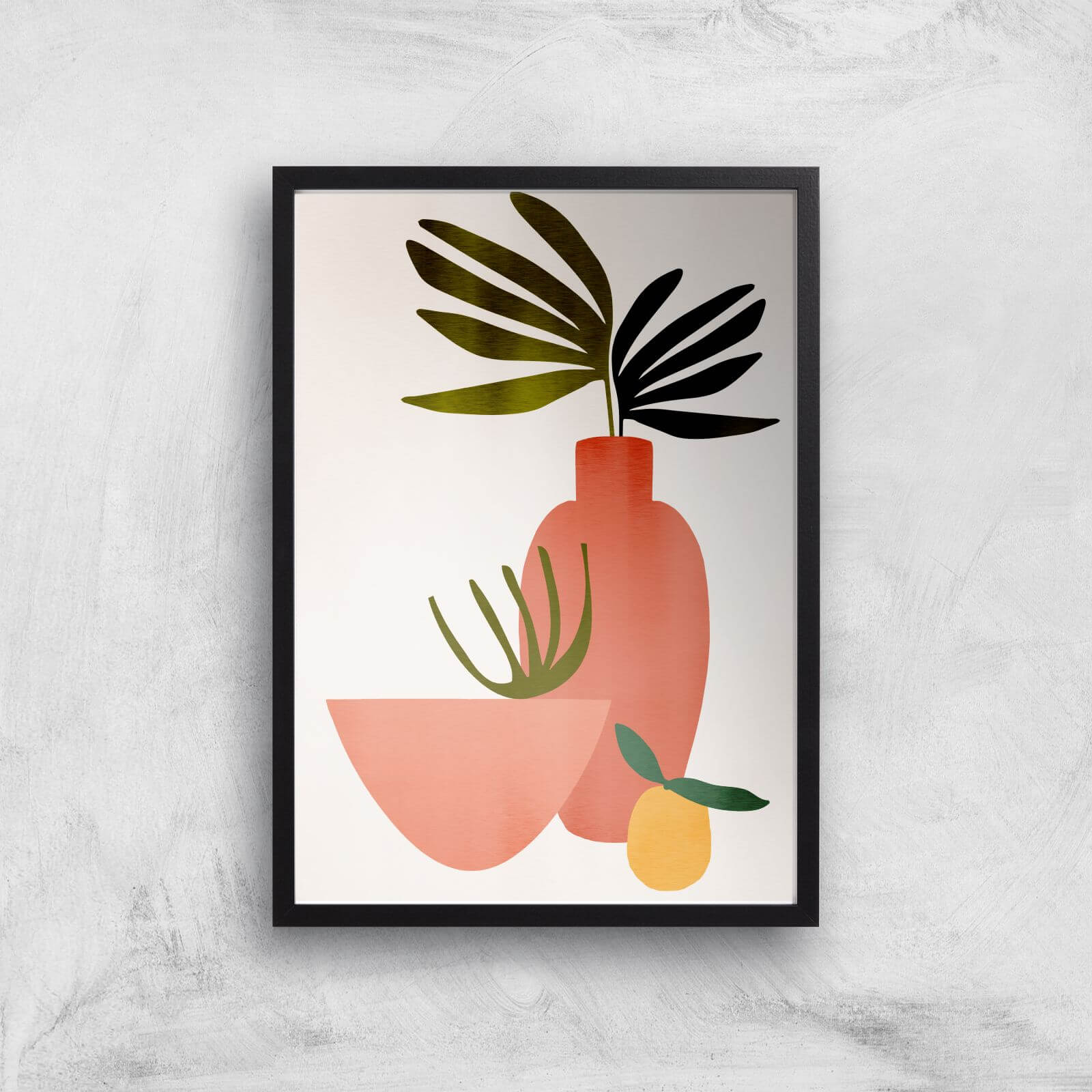 Borris Photography Juicy Lemon Giclee Art Print - A2 - Black Frame