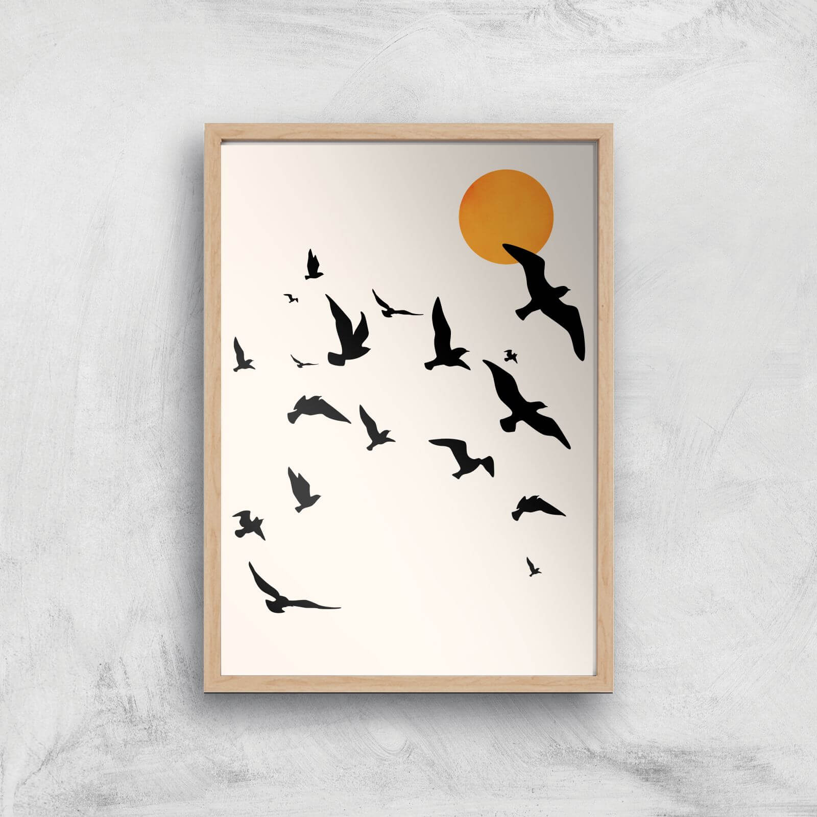 Borris Photography Up And Away Giclee Art Print - A4 - Wooden Frame