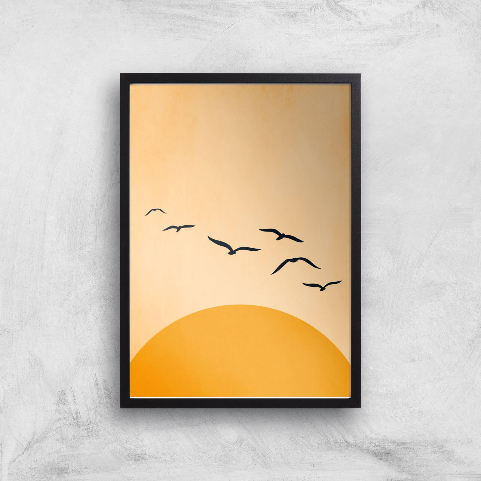 Borris Photography One Day We`ll Fly Away Giclee Art Print - A4 - Black Frame