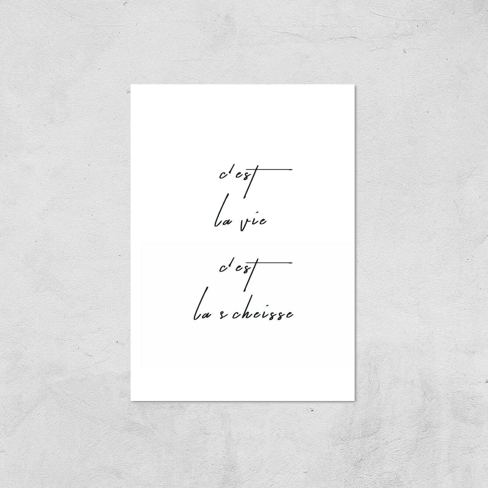 Borris Photography C`est La Vie Giclee Art Print - A3 - Print Only