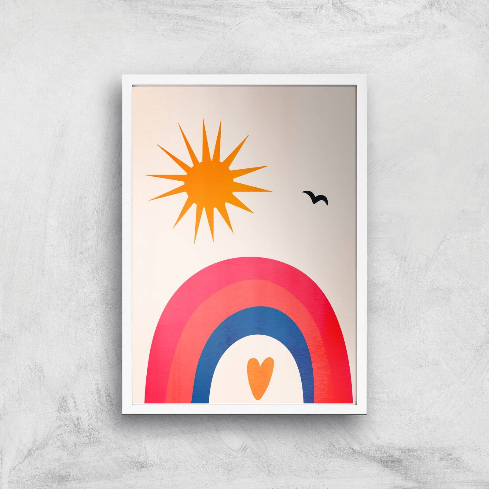 Borris Photography Happy Days! Giclee Art Print - A3 - White Frame