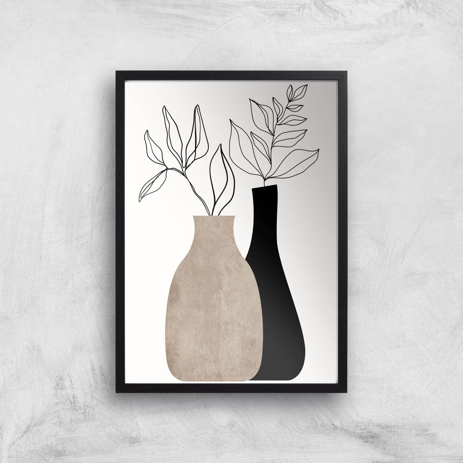 Borris Photography Gris En Gris Giclee Art Print - A4 - Black Frame