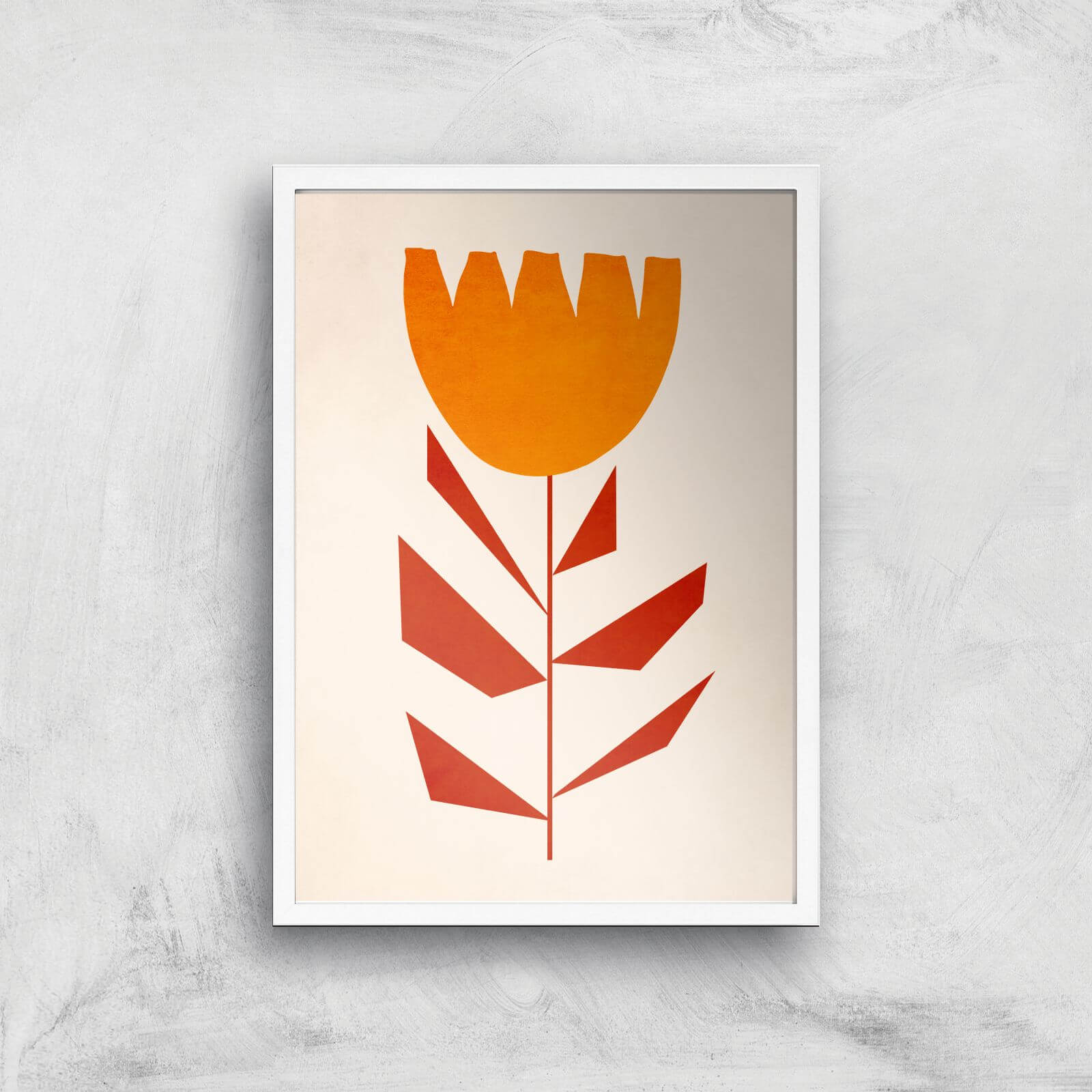 Borris Photography Ruby Tuesday Giclee Art Print - A2 - White Frame