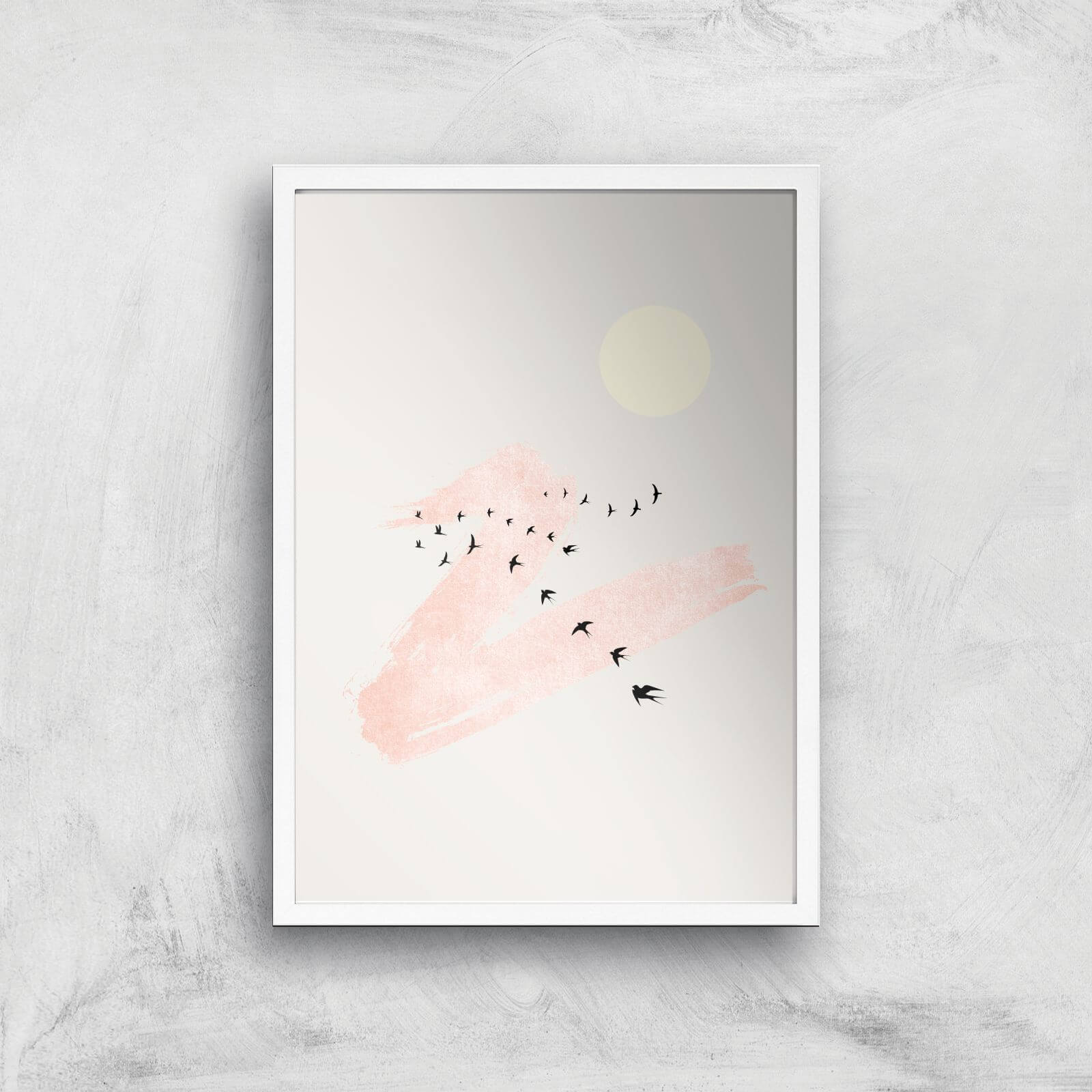 Borris Photography Sun And Heaven Giclee Art Print - A3 - White Frame