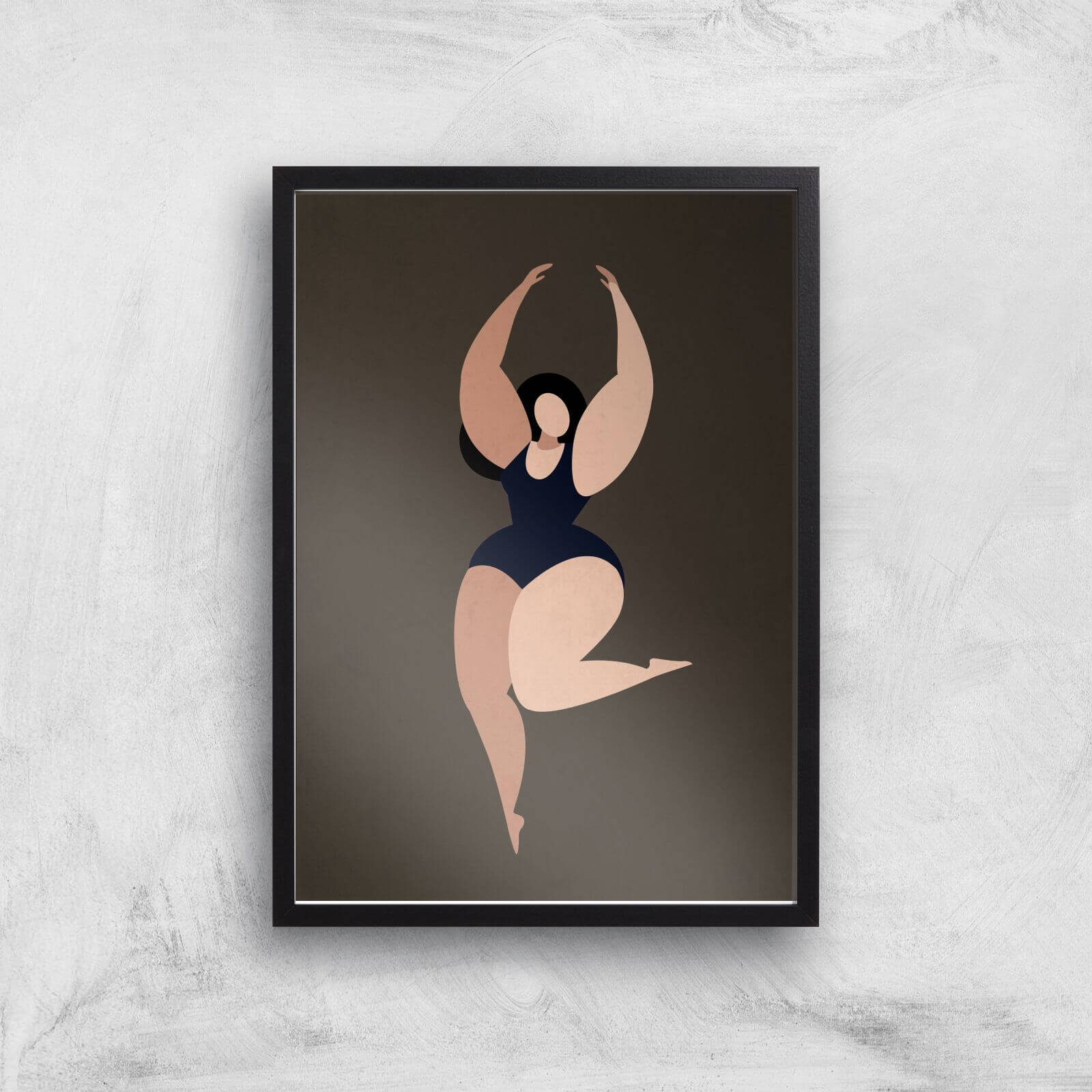 Borris Photography Prima Ballerina Pose Giclee Art Print - A2 - Black Frame