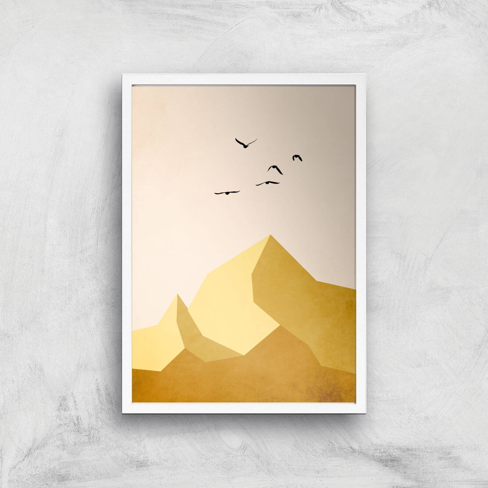 Borris Photography Zugspitze Drei Giclee Art Print - A2 - White Frame