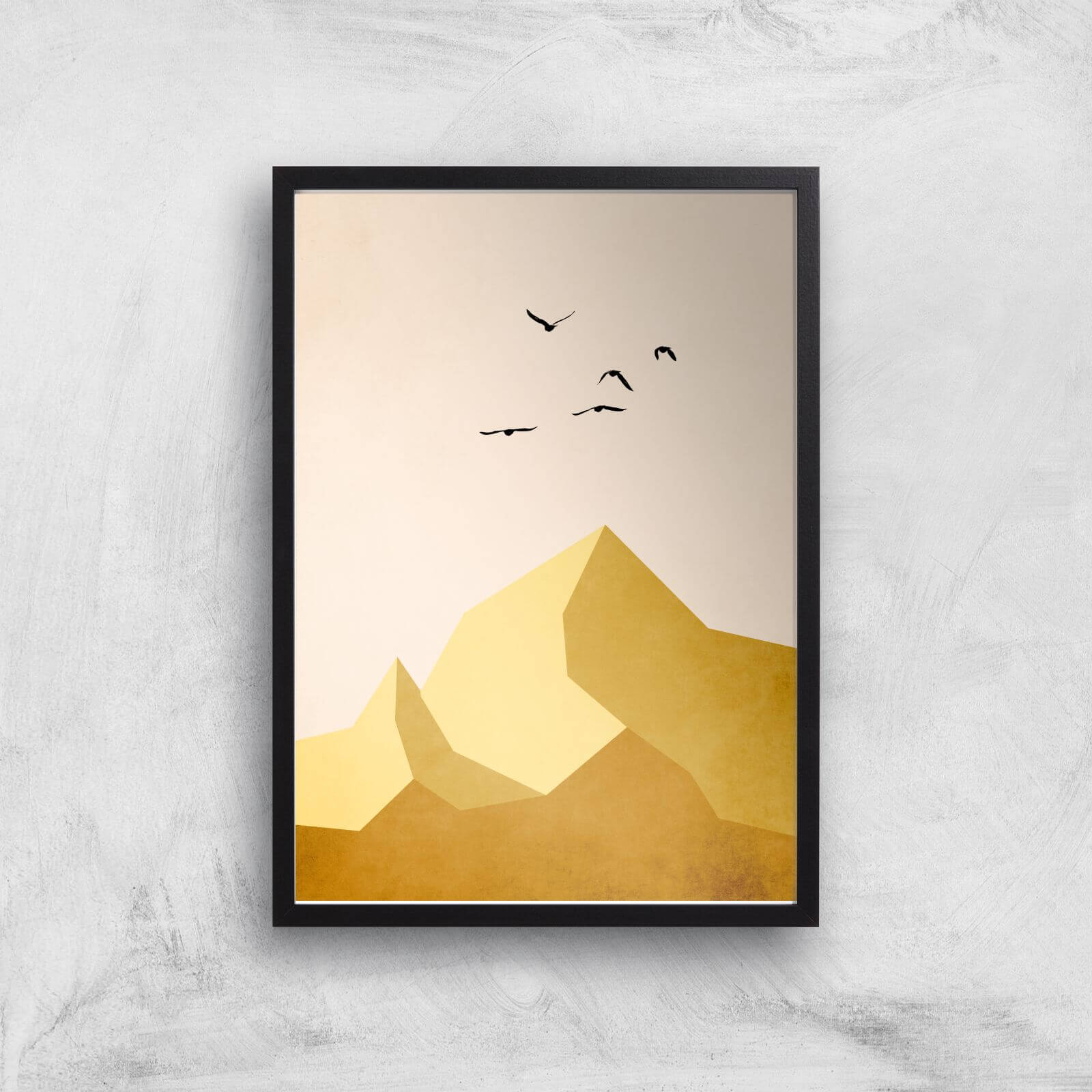 Borris Photography Zugspitze Drei Giclee Art Print - A2 - Black Frame