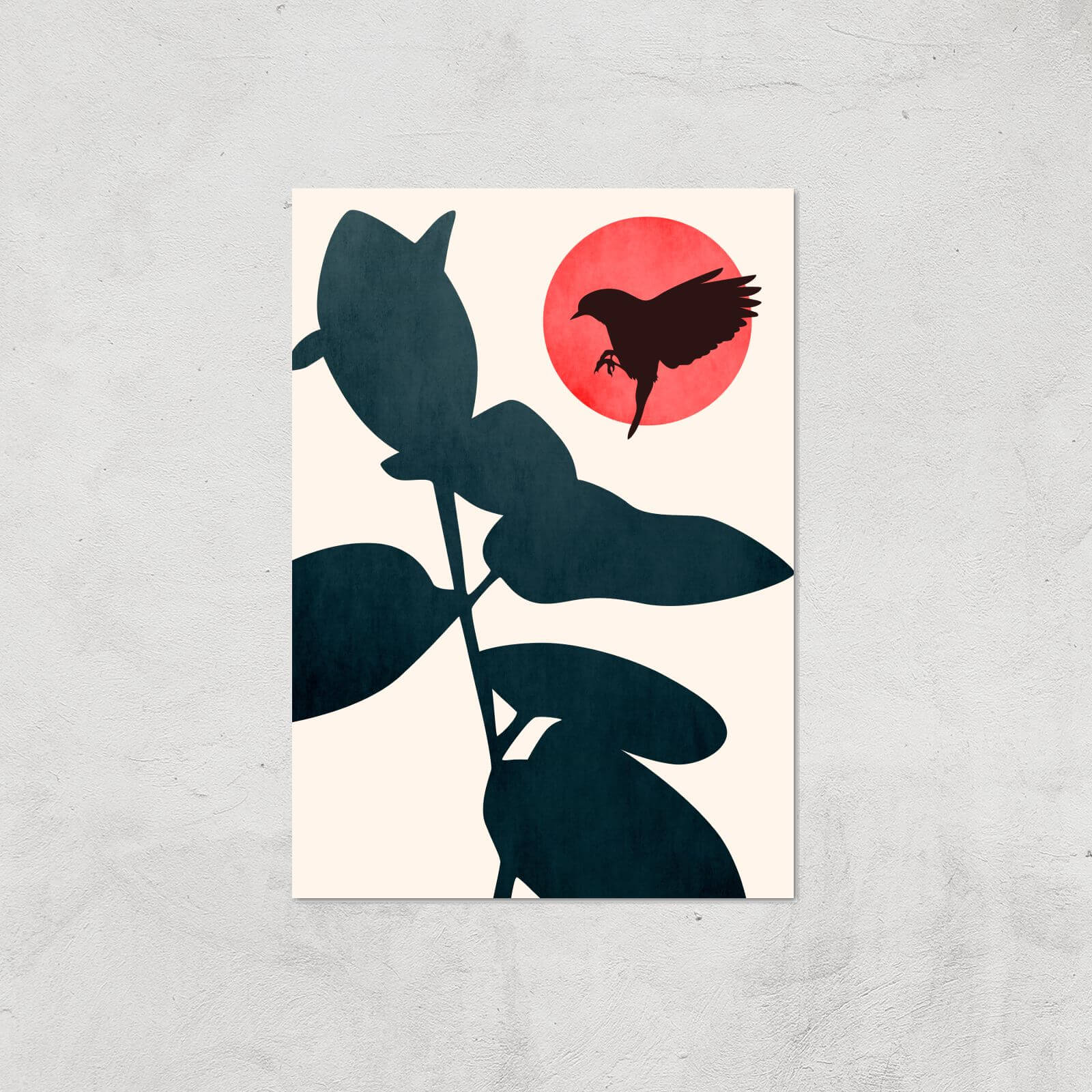 Borris Photography Japanese Bird Giclee Art Print - A4 - Print Only