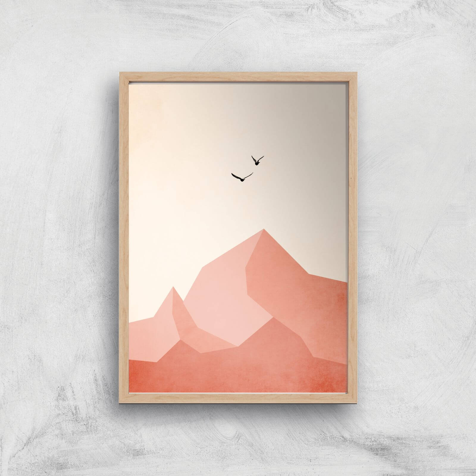 Borris Photography Zugspitze Eins Giclee Art Print - A4 - Wooden Frame