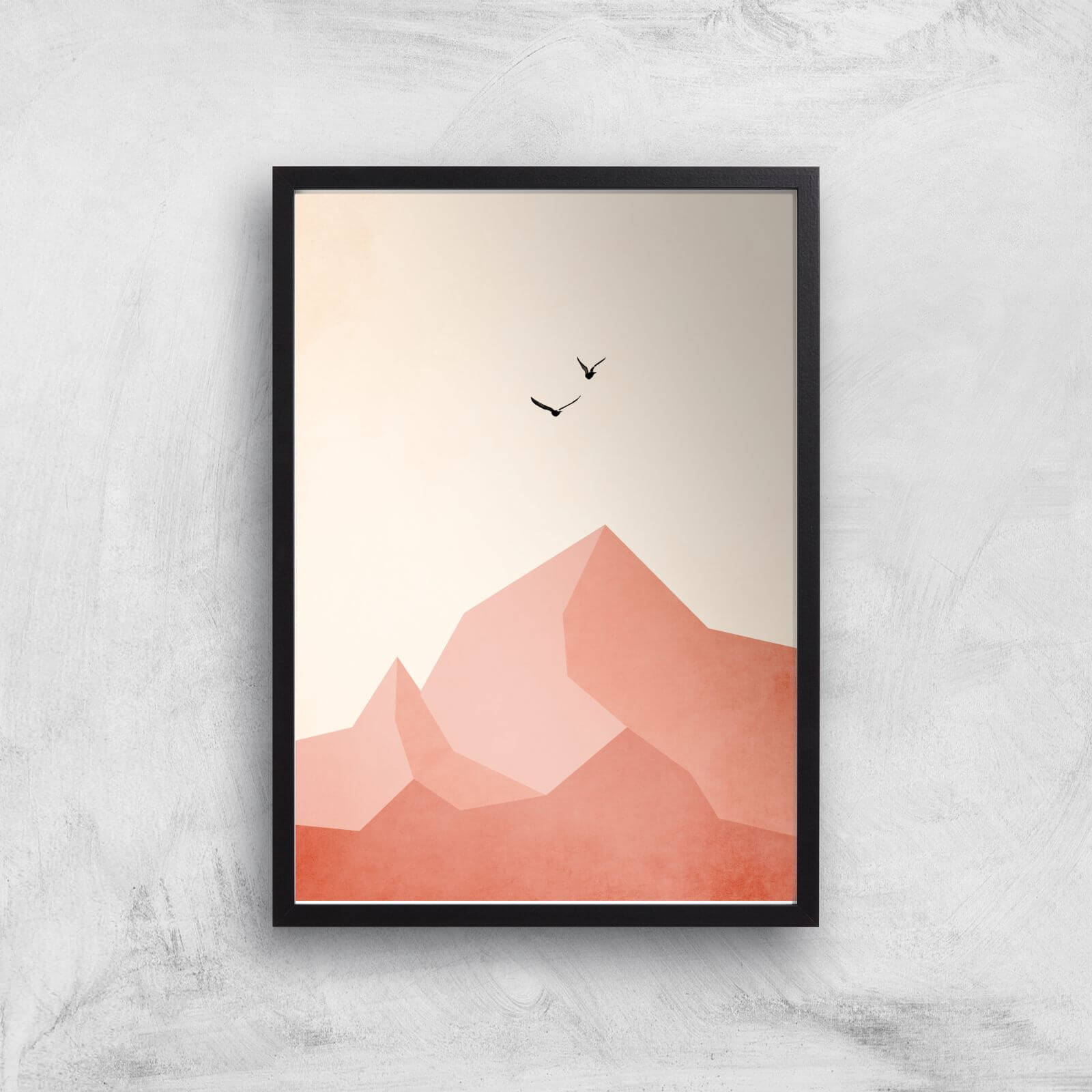 Borris Photography Zugspitze Eins Giclee Art Print - A4 - Black Frame