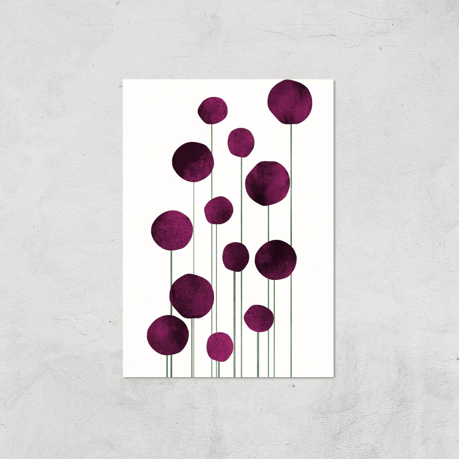 Borris Photography Water Flowers Giclee Art Print - A3 - Print Only
