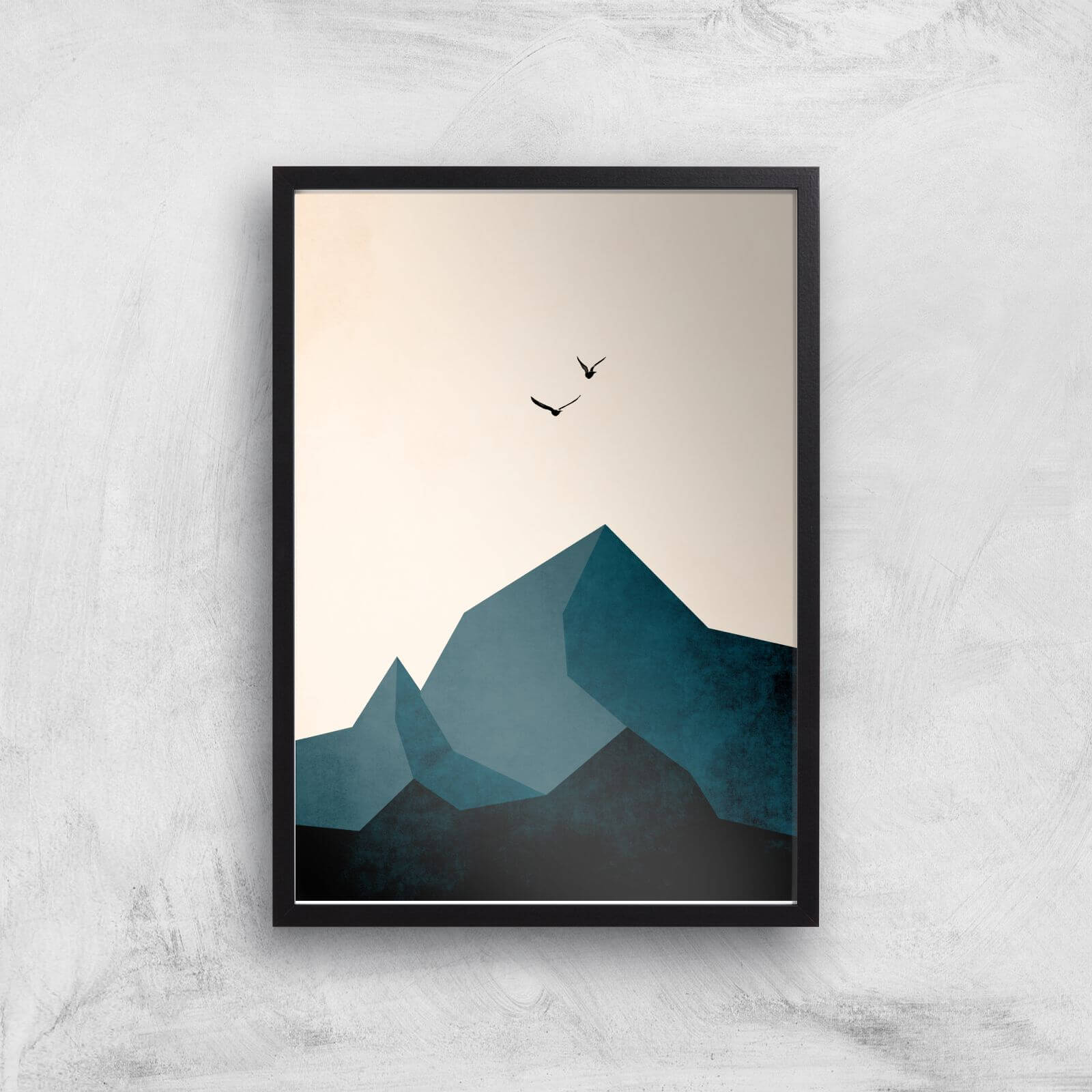 Borris Photography Zugspitze Zwei Giclee Art Print - A4 - Black Frame