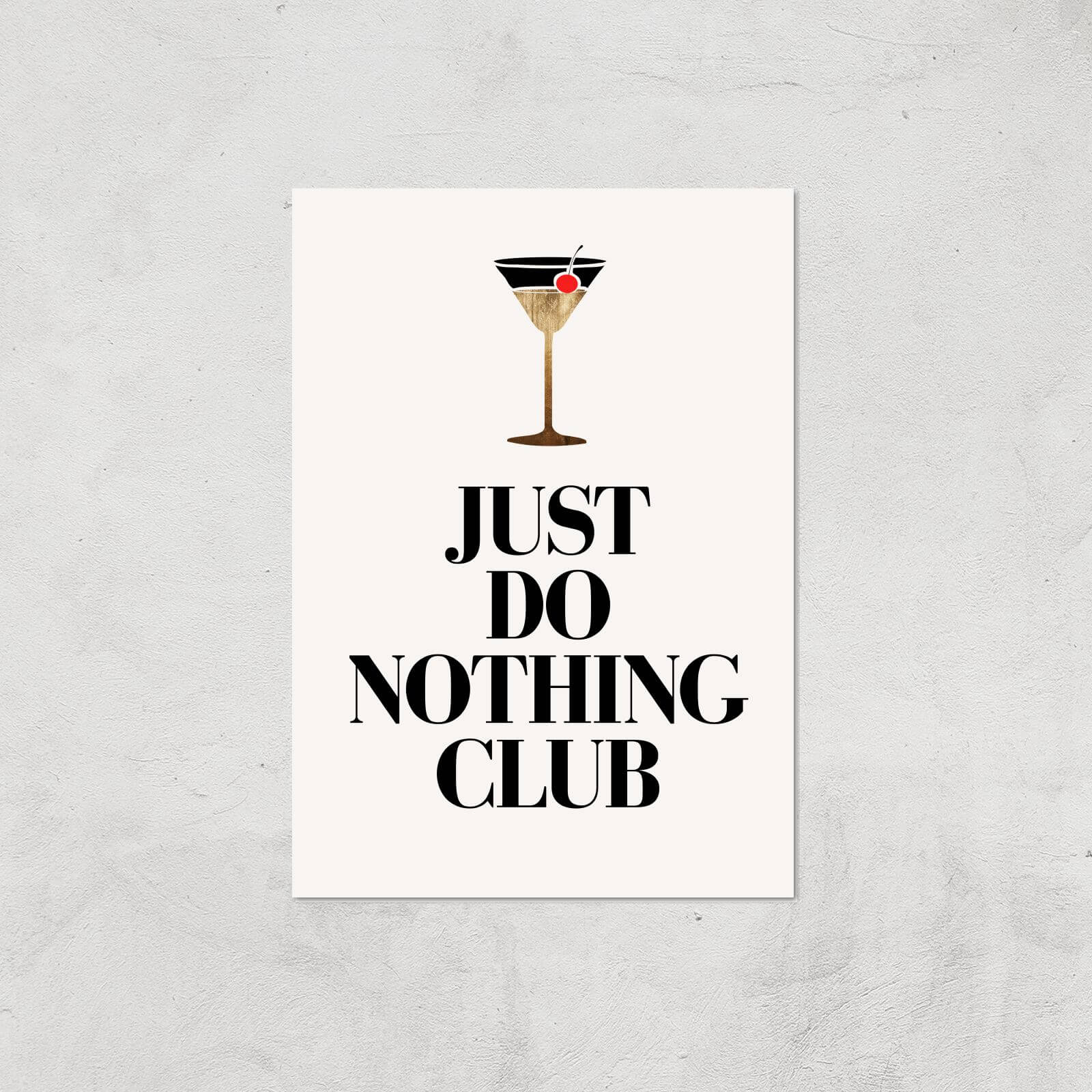 Borris Photography Just Do Nothing Giclee Art Print - A4 - Print Only