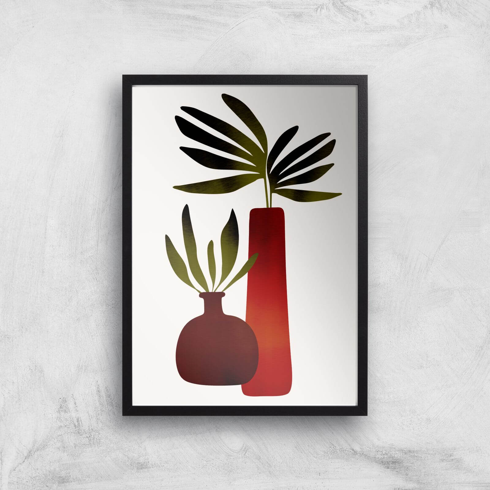 Borris Photography Fairytale Plants Giclee Art Print - A2 - Black Frame