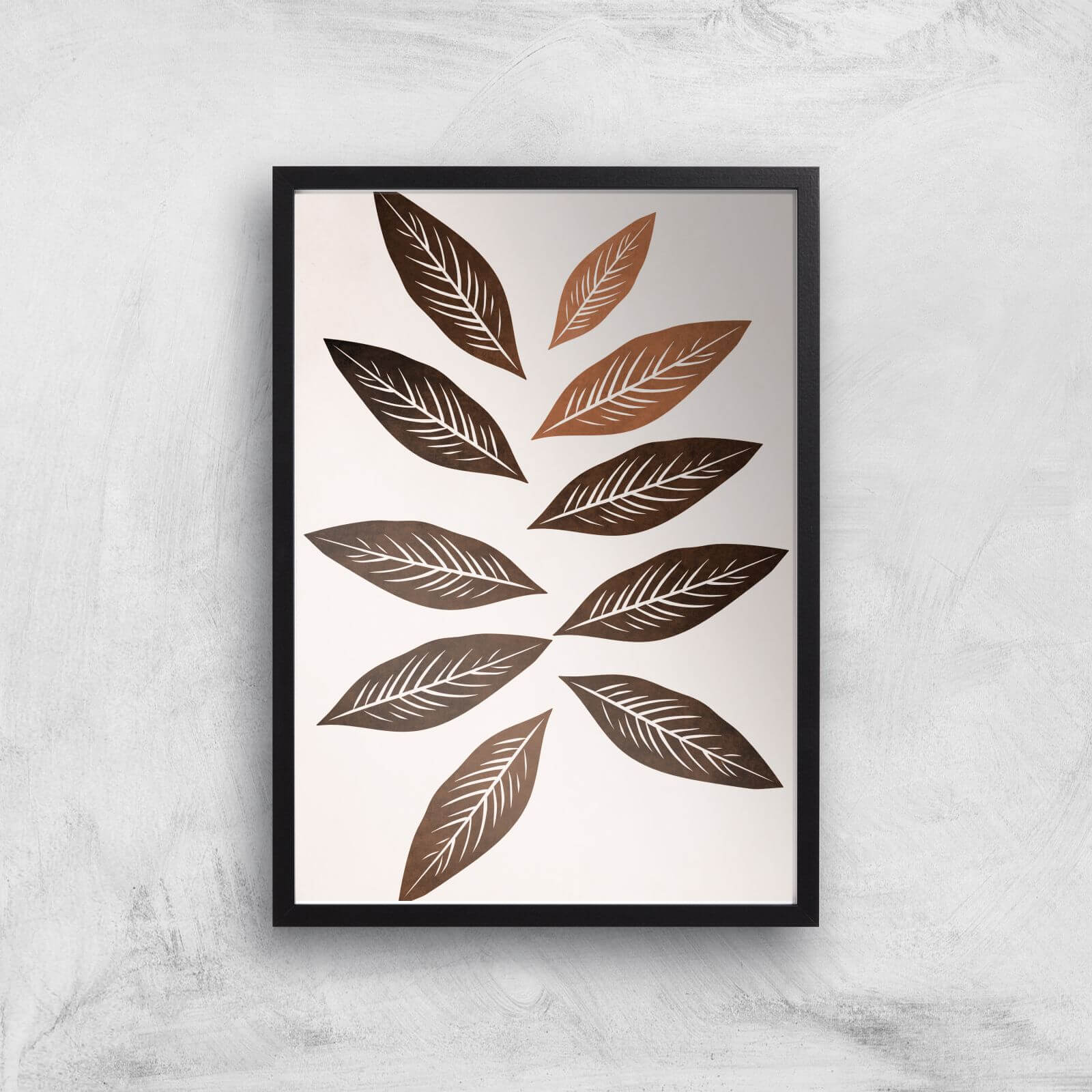 Borris Photography Autumn Bouquet Giclee Art Print - A4 - Black Frame