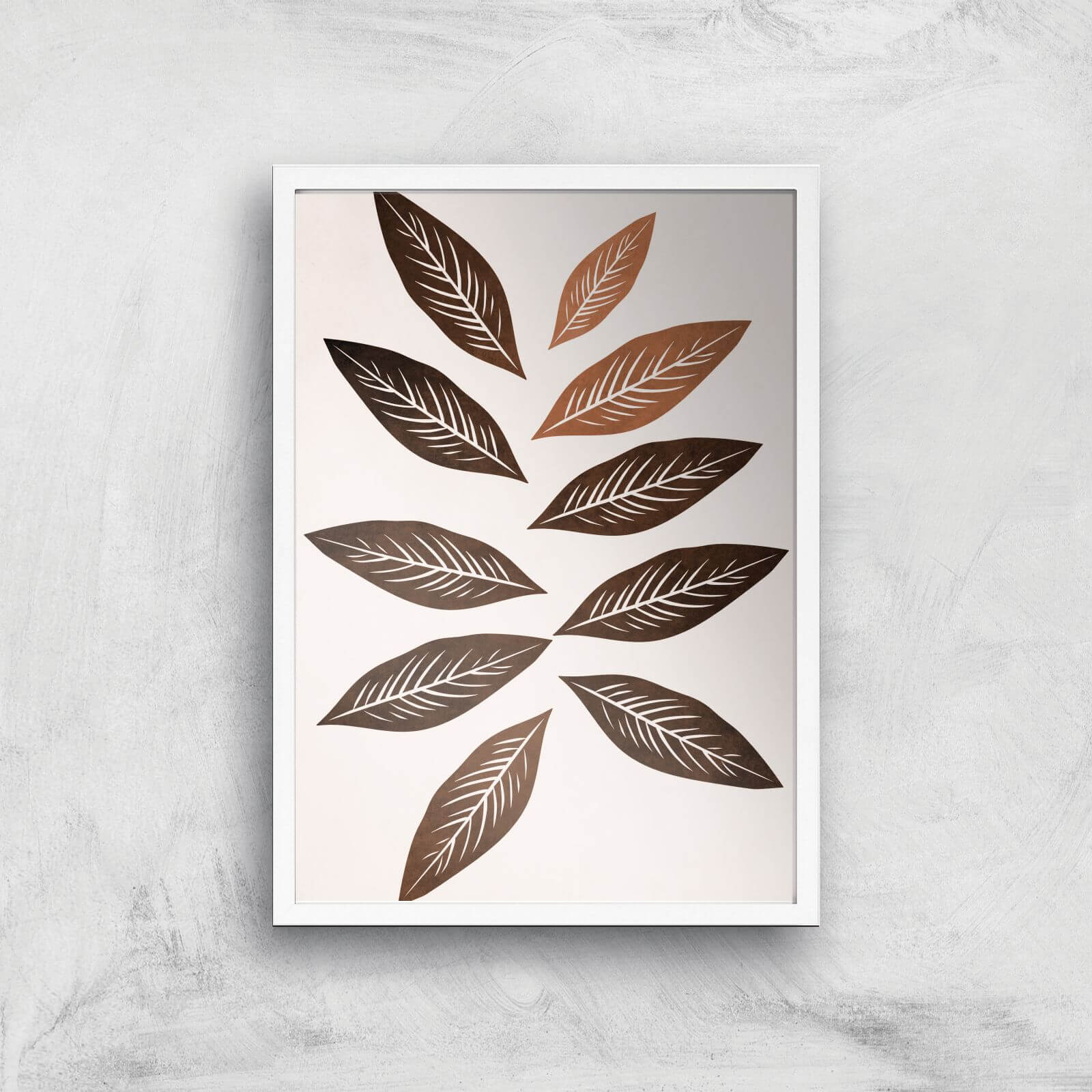 Borris Photography Autumn Bouquet Giclee Art Print - A3 - White Frame