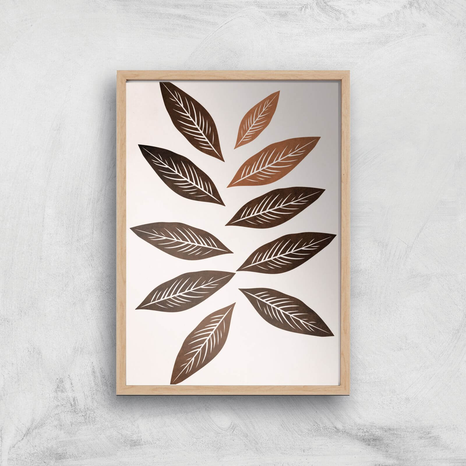 Borris Photography Autumn Bouquet Giclee Art Print - A2 - Wooden Frame