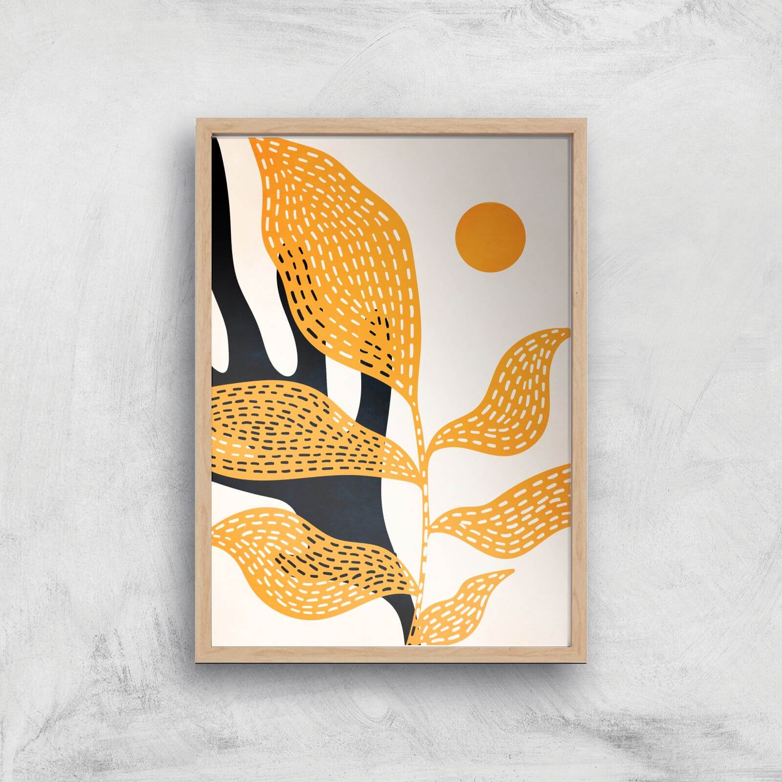 Borris Photography Van Goghs Garden Giclee Art Print - A4 - Wooden Frame