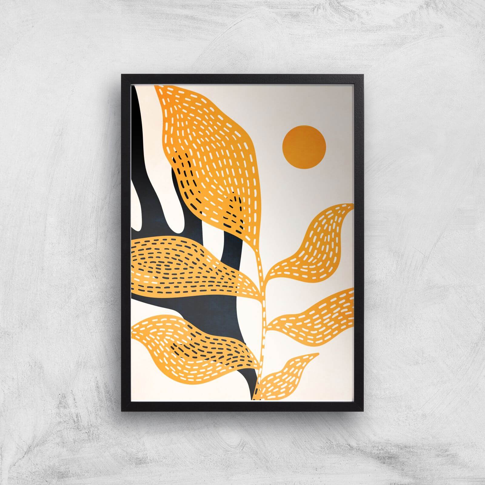 Borris Photography Van Goghs Garden Giclee Art Print - A3 - Black Frame