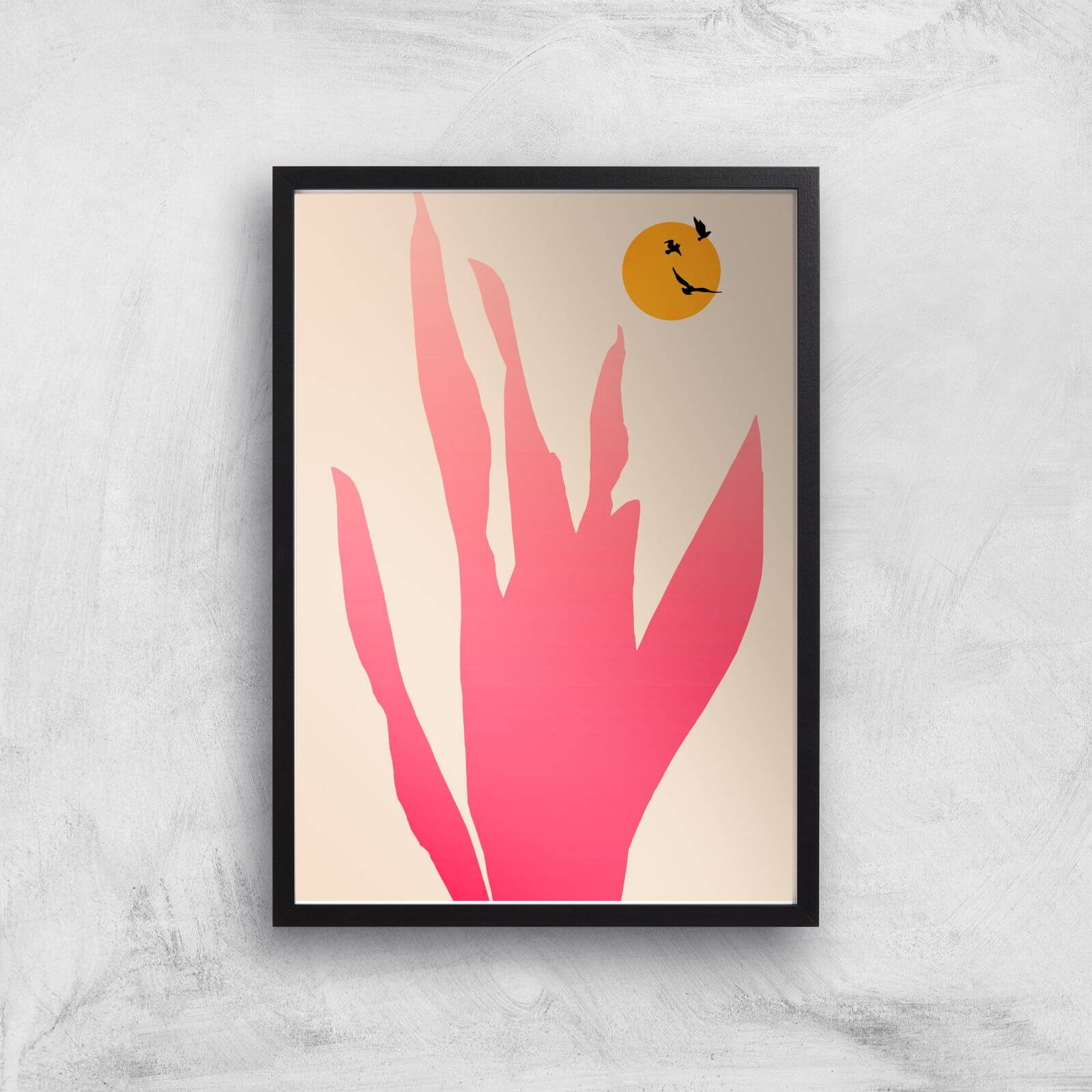 Borris Photography Strawberry Fields Forever Giclee Art Print - A4 - Black Frame