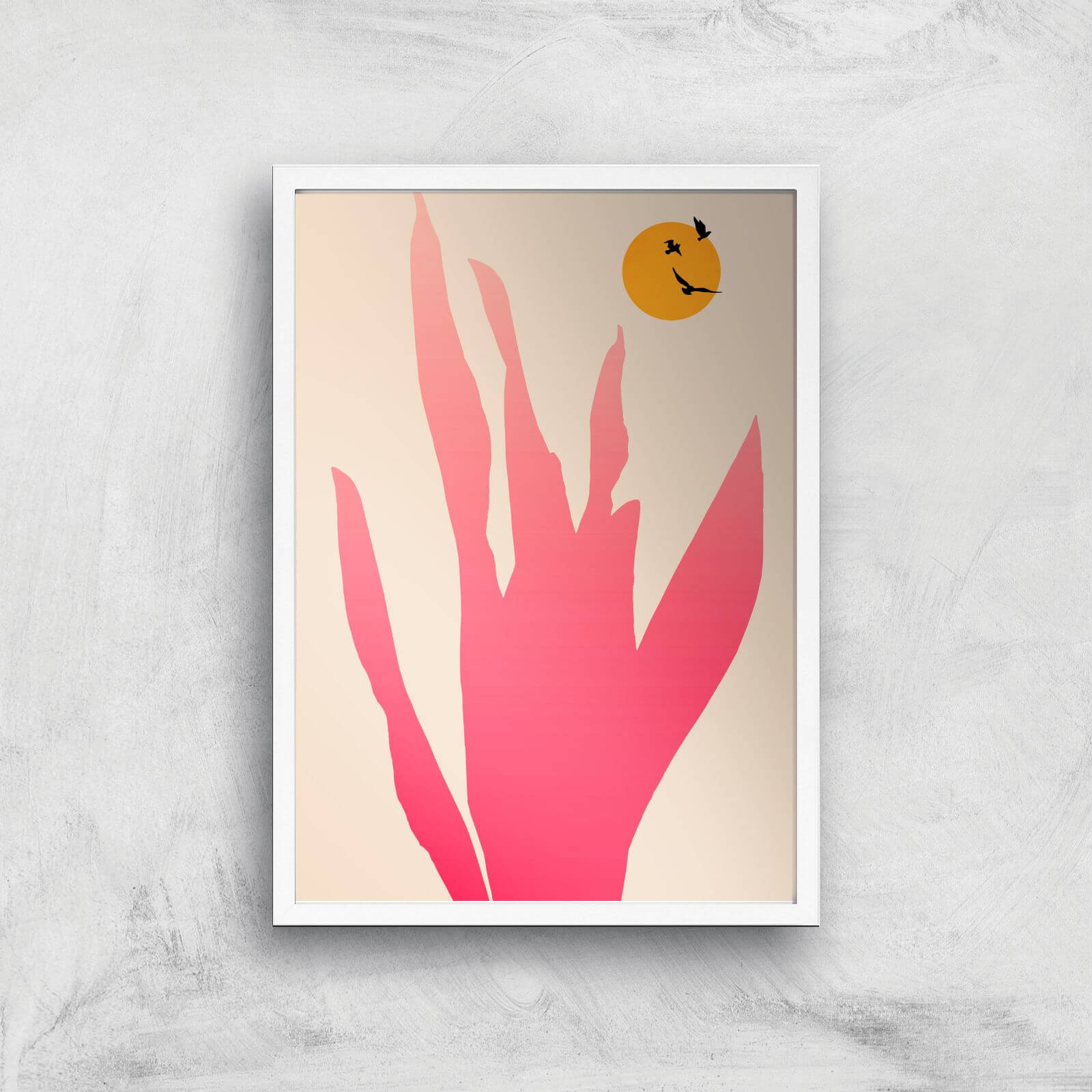 Borris Photography Strawberry Fields Forever Giclee Art Print - A3 - White Frame