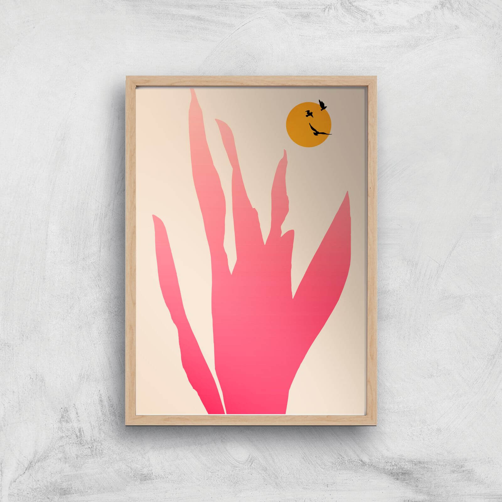 Borris Photography Strawberry Fields Forever Giclee Art Print - A2 - Wooden Frame