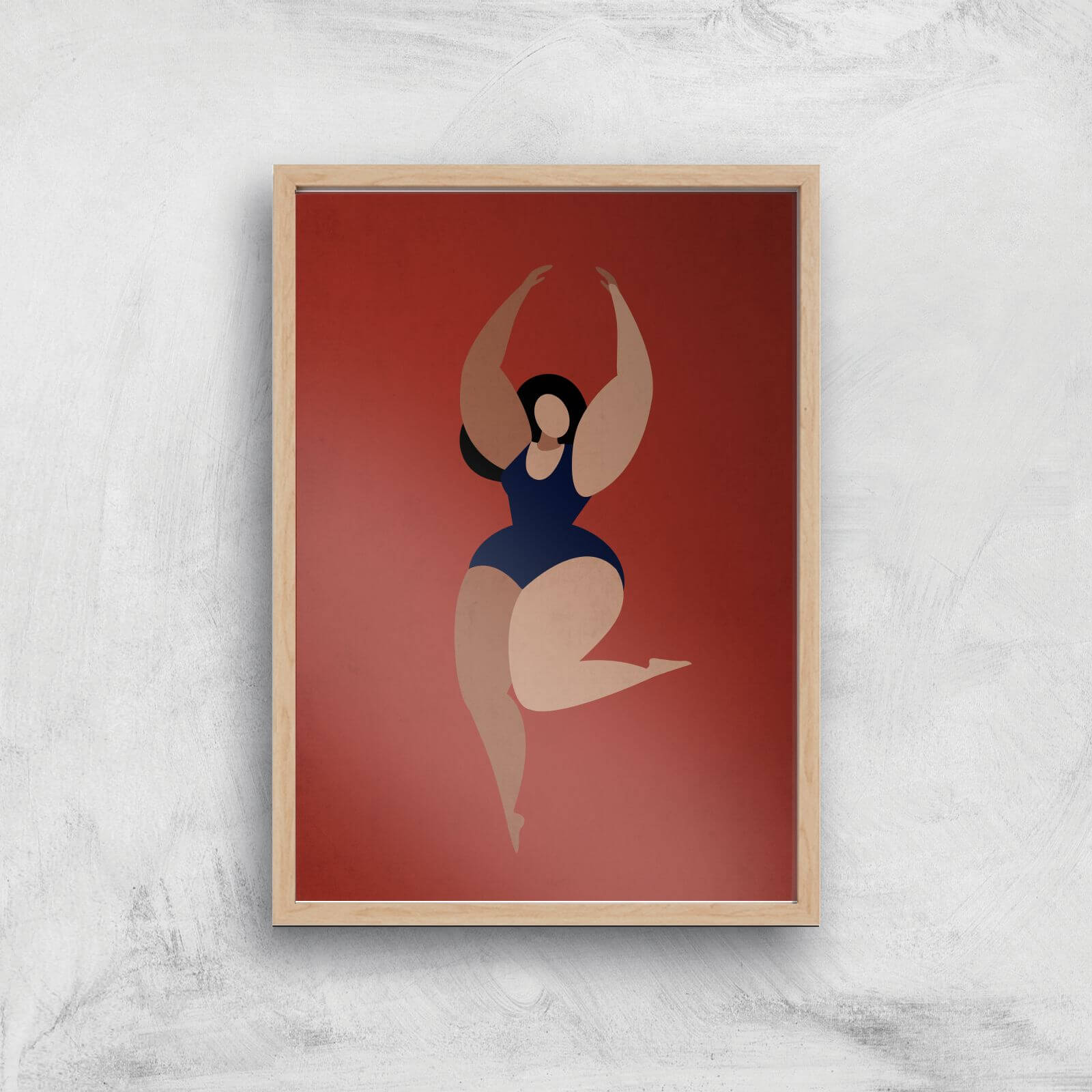 Borris Photography Prima Ballerina Giclee Art Print - A2 - Wooden Frame