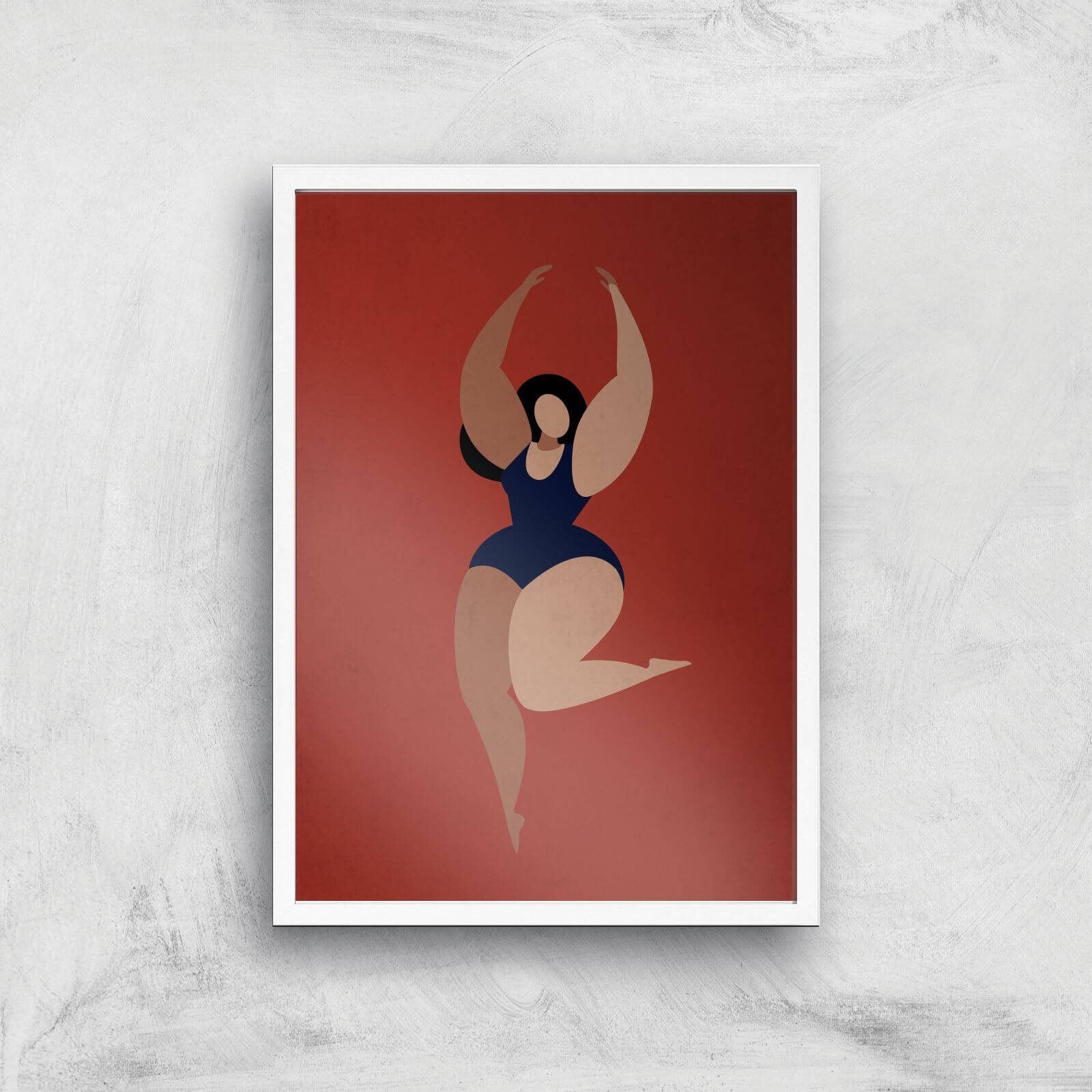 Borris Photography Prima Ballerina Giclee Art Print - A2 - White Frame