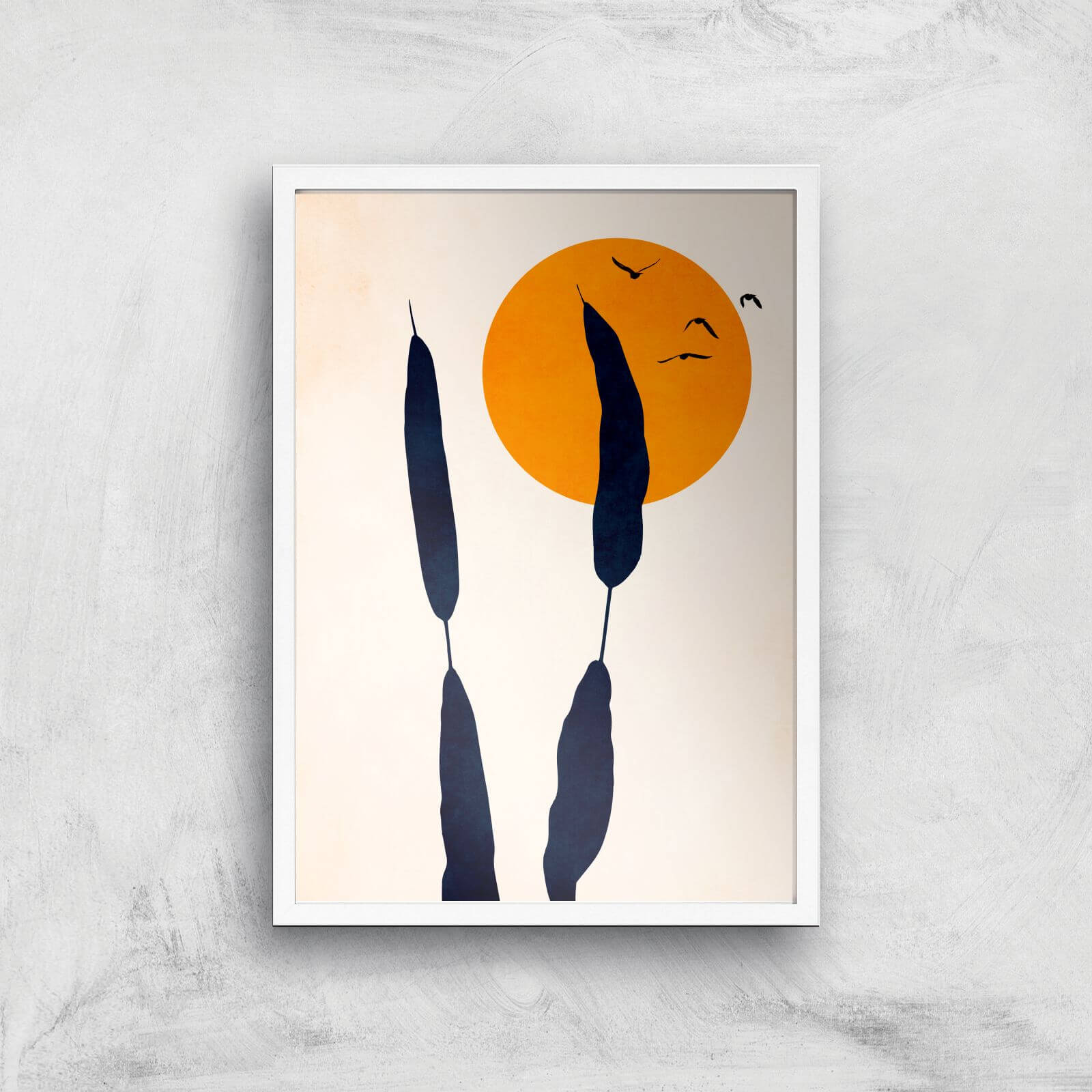 Borris Photography Night & Day Giclee Art Print - A2 - White Frame