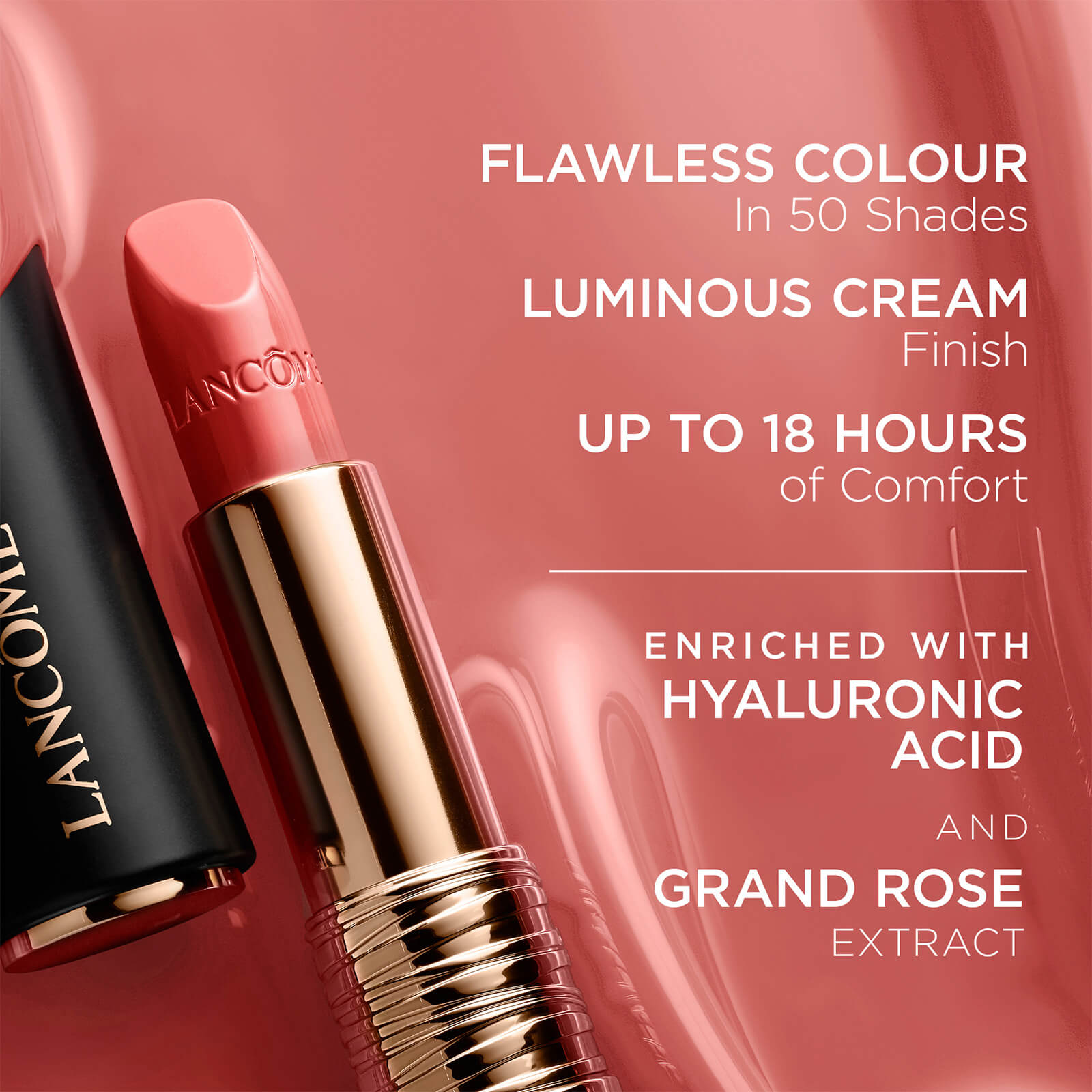 Thumbnail - Lancôme L'Absolu Rouge Cream Lipstick 35ml (Various Shades) - 276 Timeless Romance