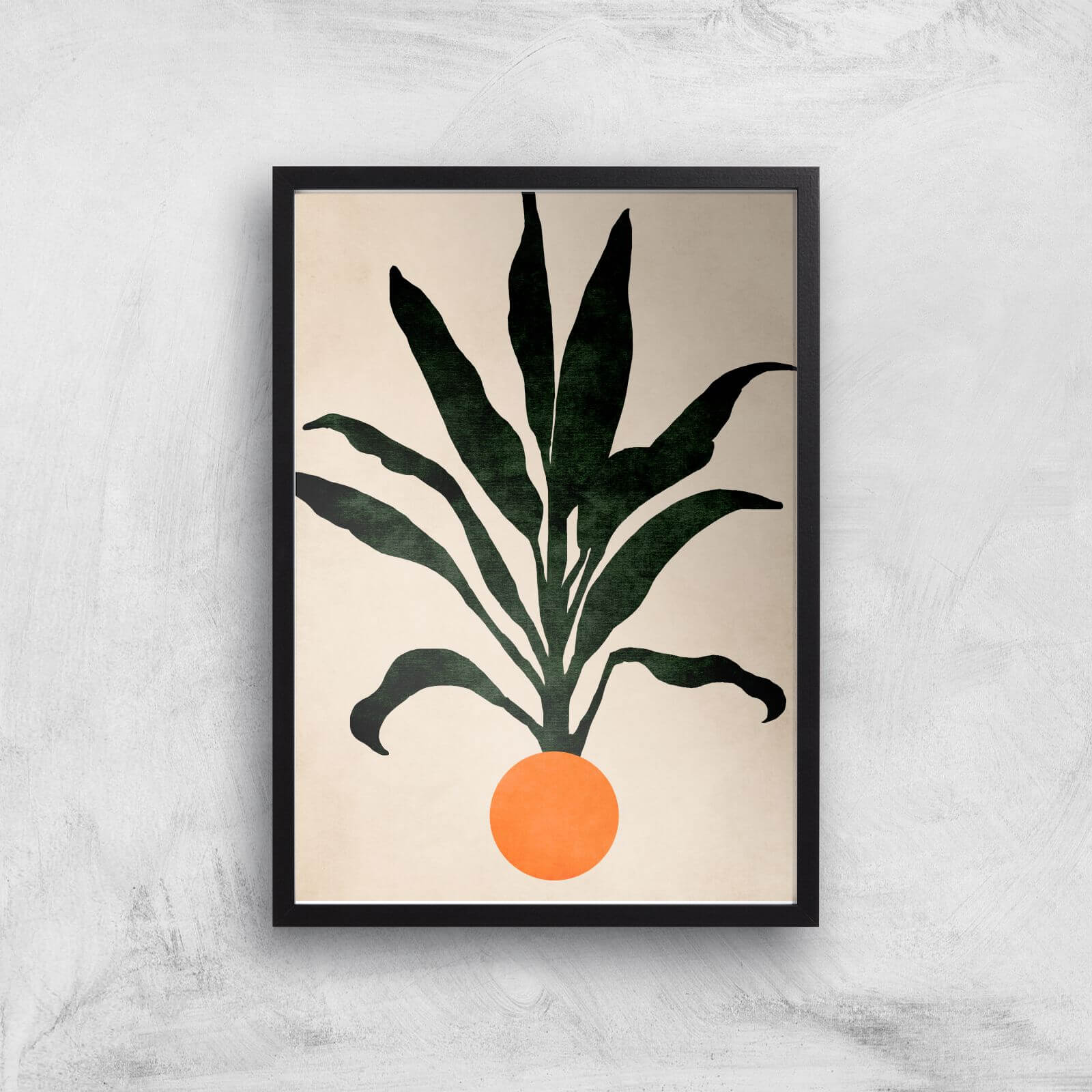 Borris Photography Pumpkin Portrait Giclee Art Print - A2 - Black Frame