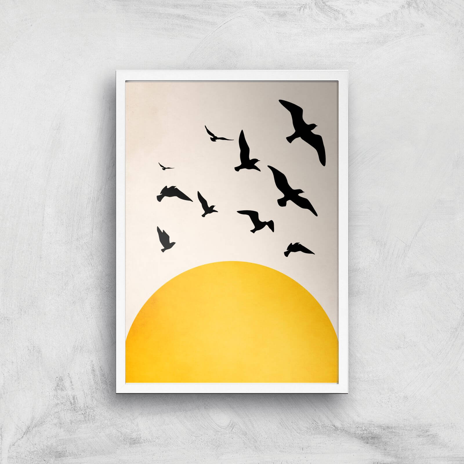 Borris Photography Wings To Fly Giclee Art Print - A4 - White Frame