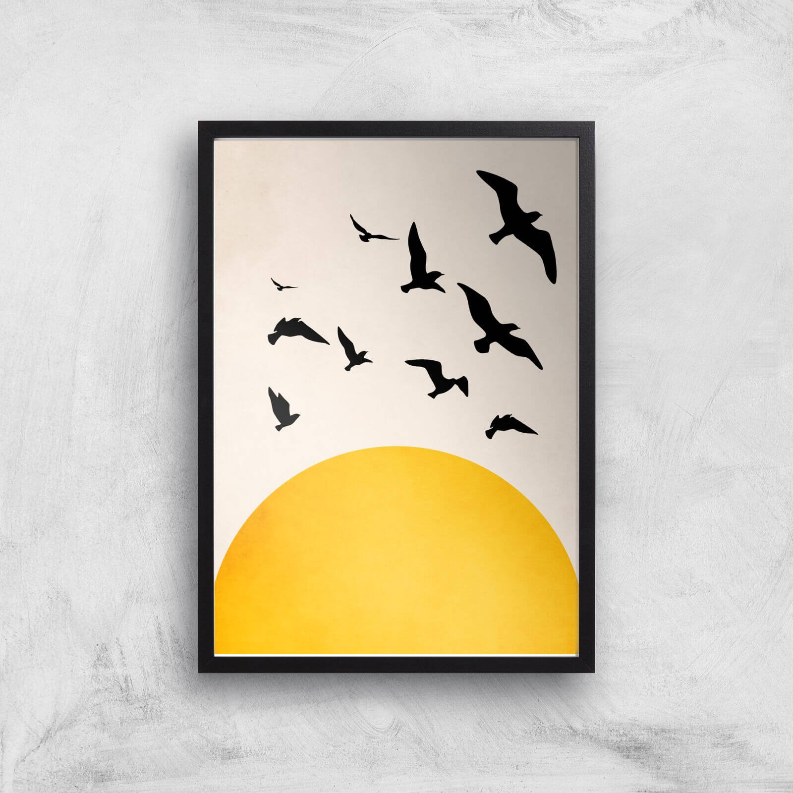 Borris Photography Wings To Fly Giclee Art Print - A4 - Black Frame