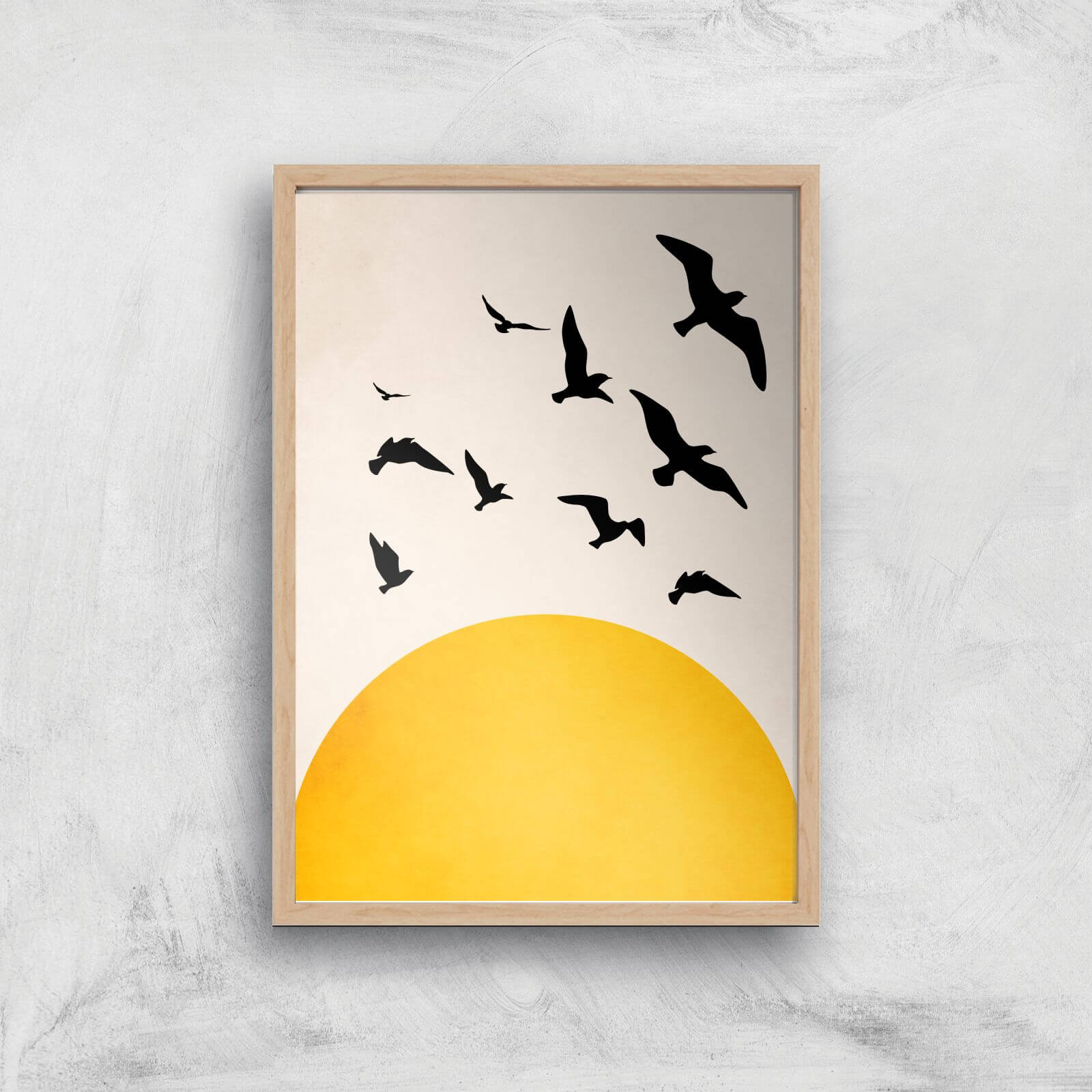 Borris Photography Wings To Fly Giclee Art Print - A3 - Wooden Frame