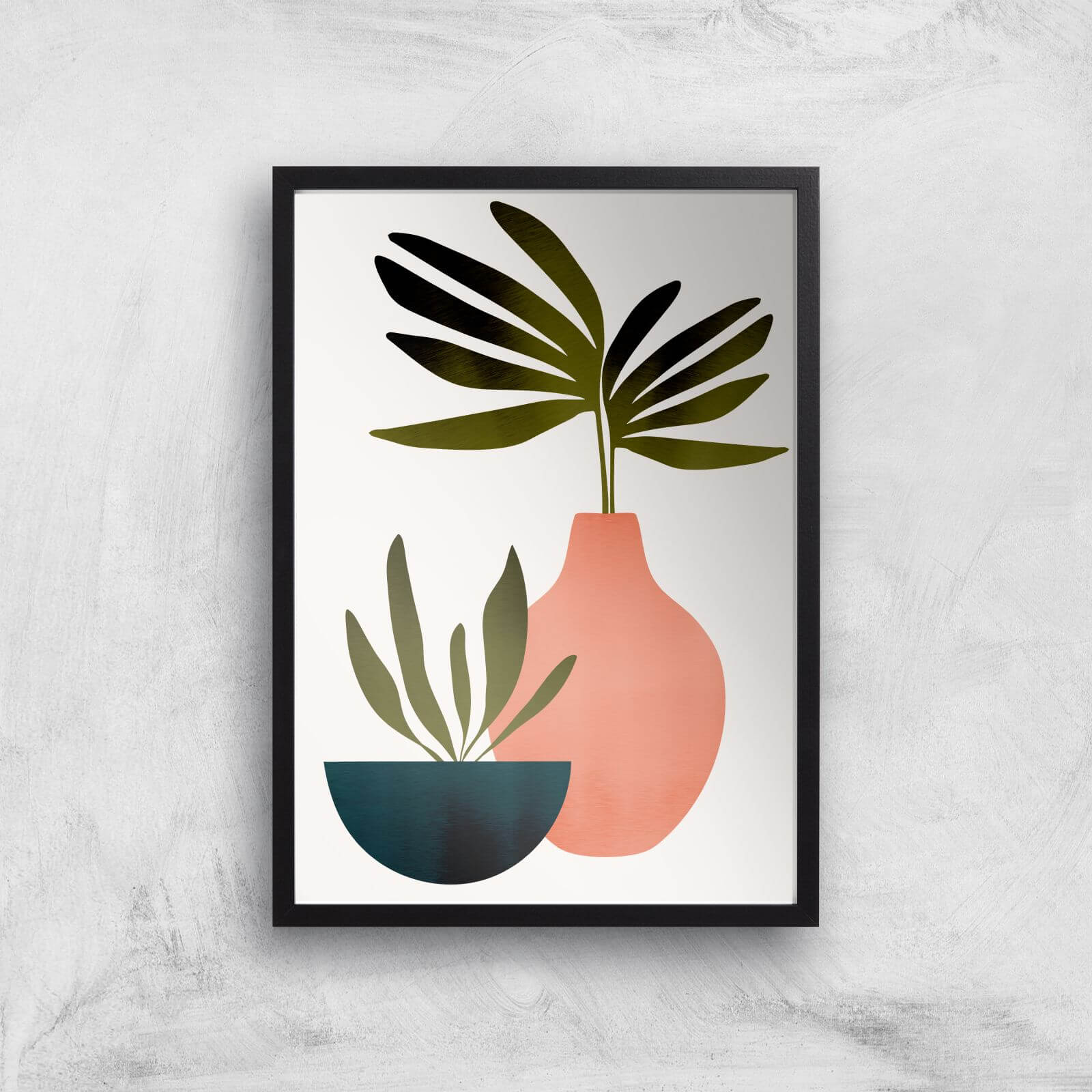 Borris Photography Scandinavian Still Life Giclee Art Print - A4 - Black Frame