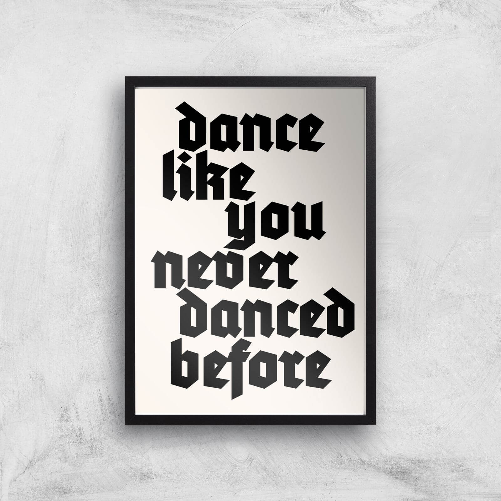 Borris Photography Dance Like Never Before Giclee Art Print - A4 - Black Frame