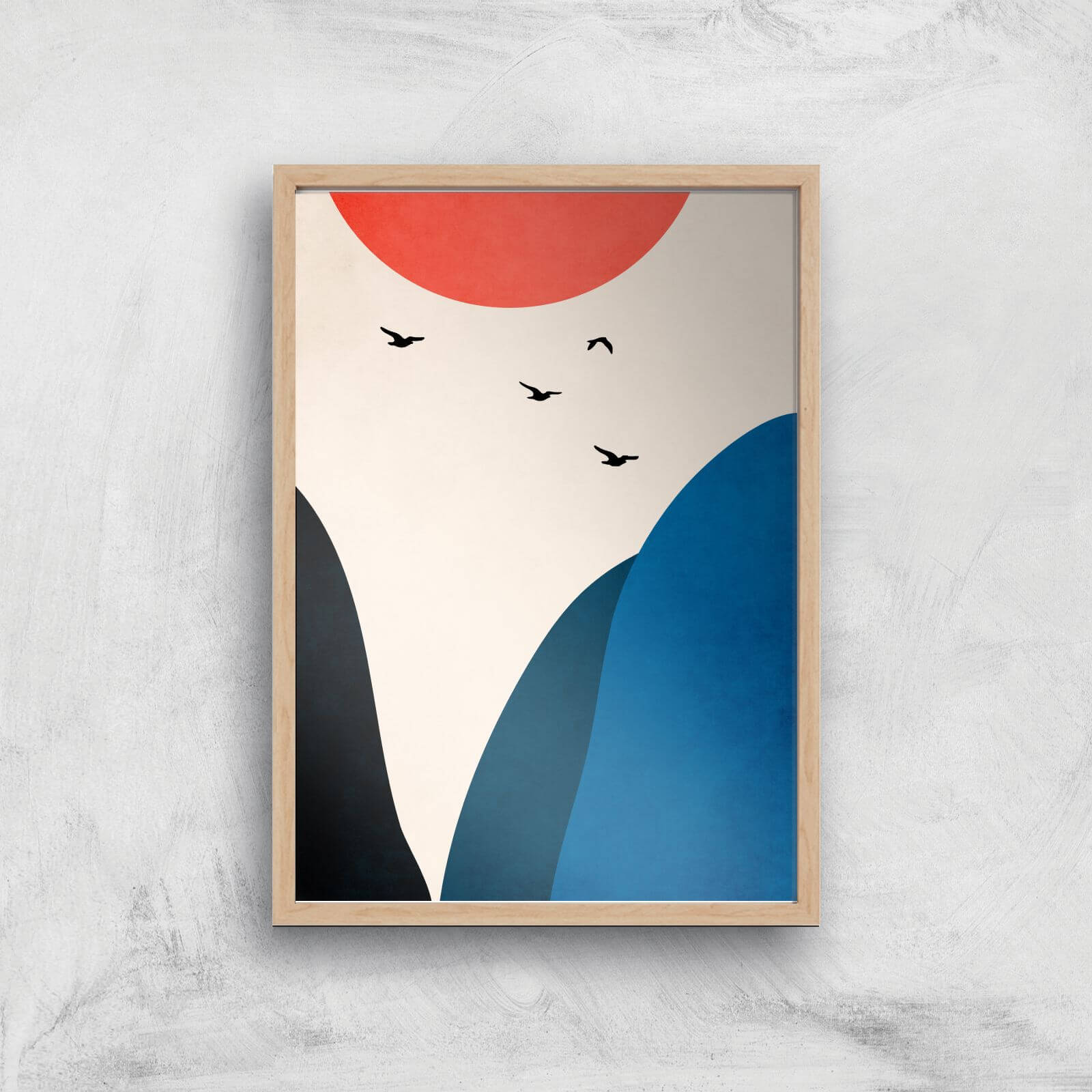 Borris Photography Innocent Days Giclee Art Print - A4 - Wooden Frame