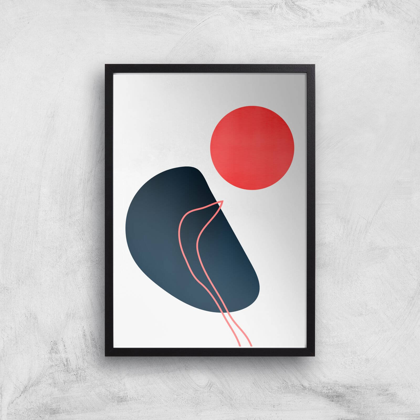 Borris Photography Abstracta No.7 Giclee Art Print - A3 - Black Frame