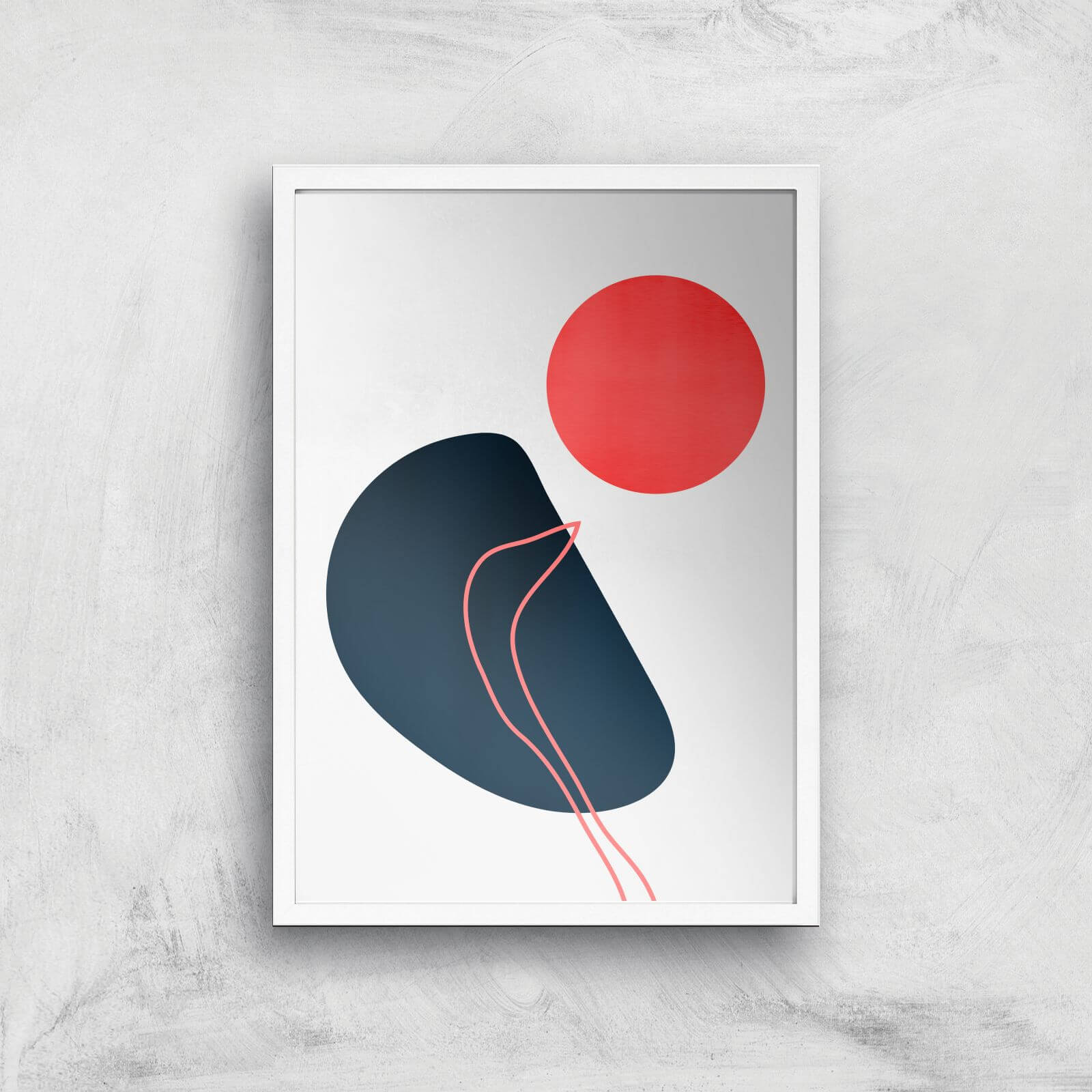 Borris Photography Abstracta No.7 Giclee Art Print - A2 - White Frame