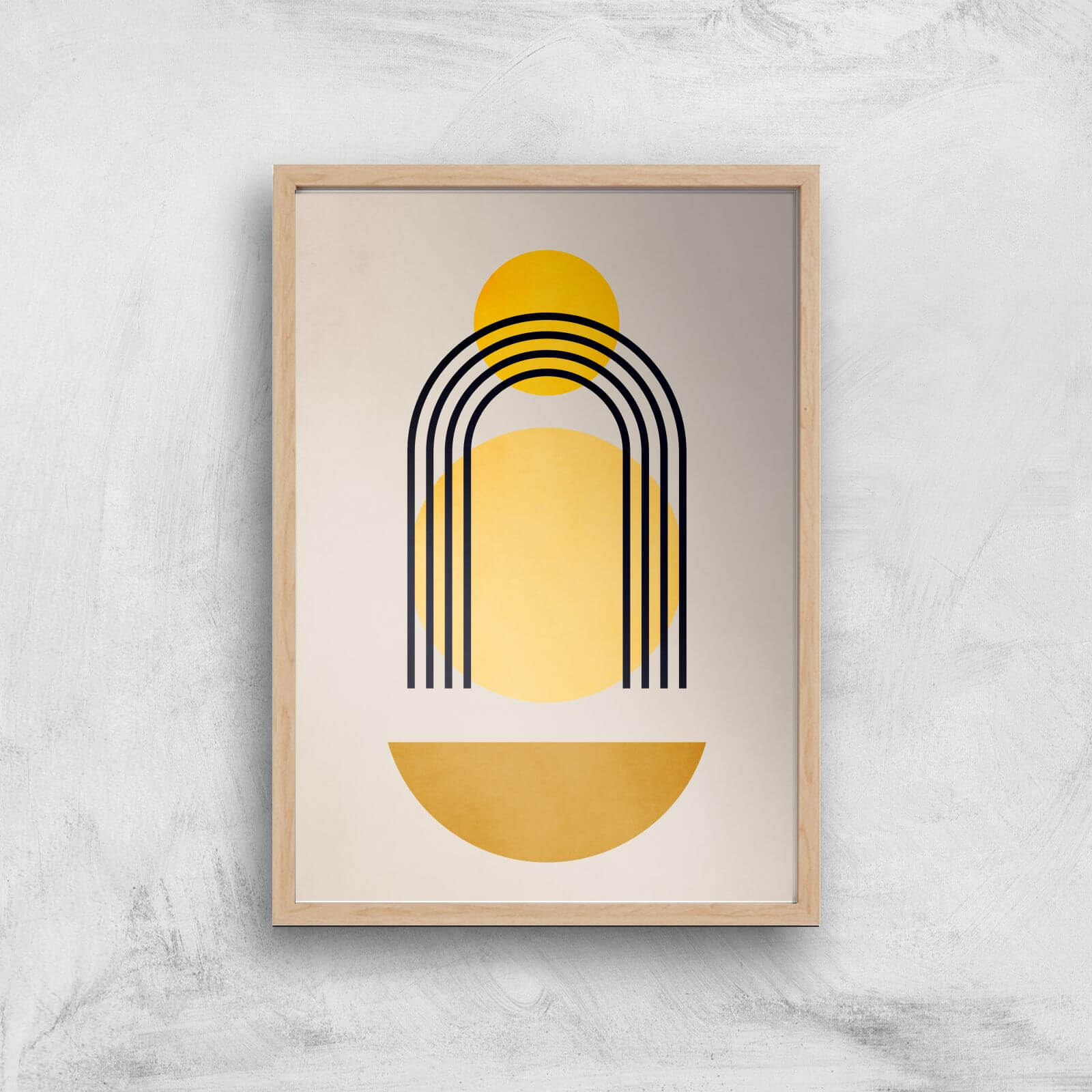 Borris Photography Geometrica No.5 Giclee Art Print - A3 - Wooden Frame